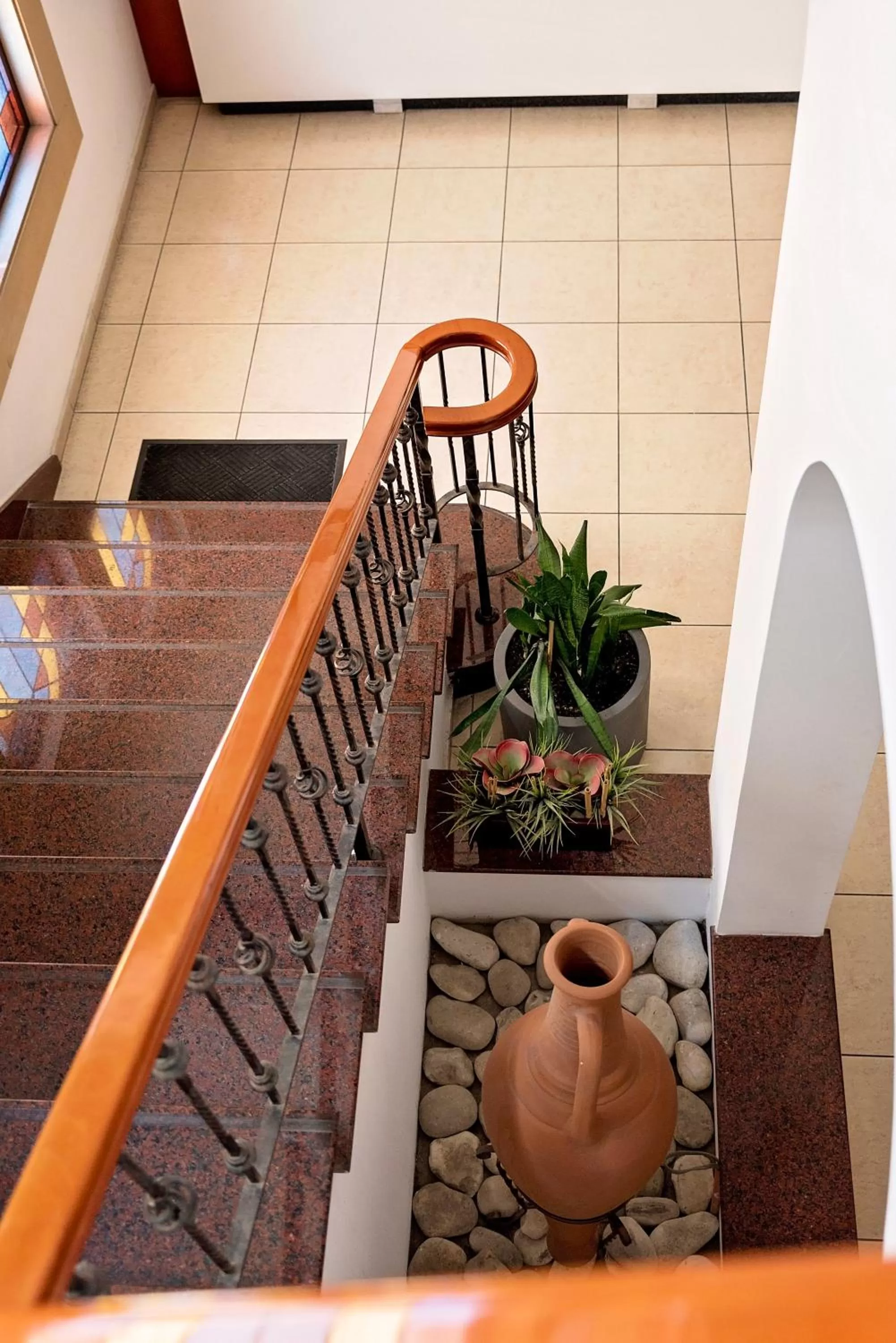 Lobby or reception in Pyramos Hotel