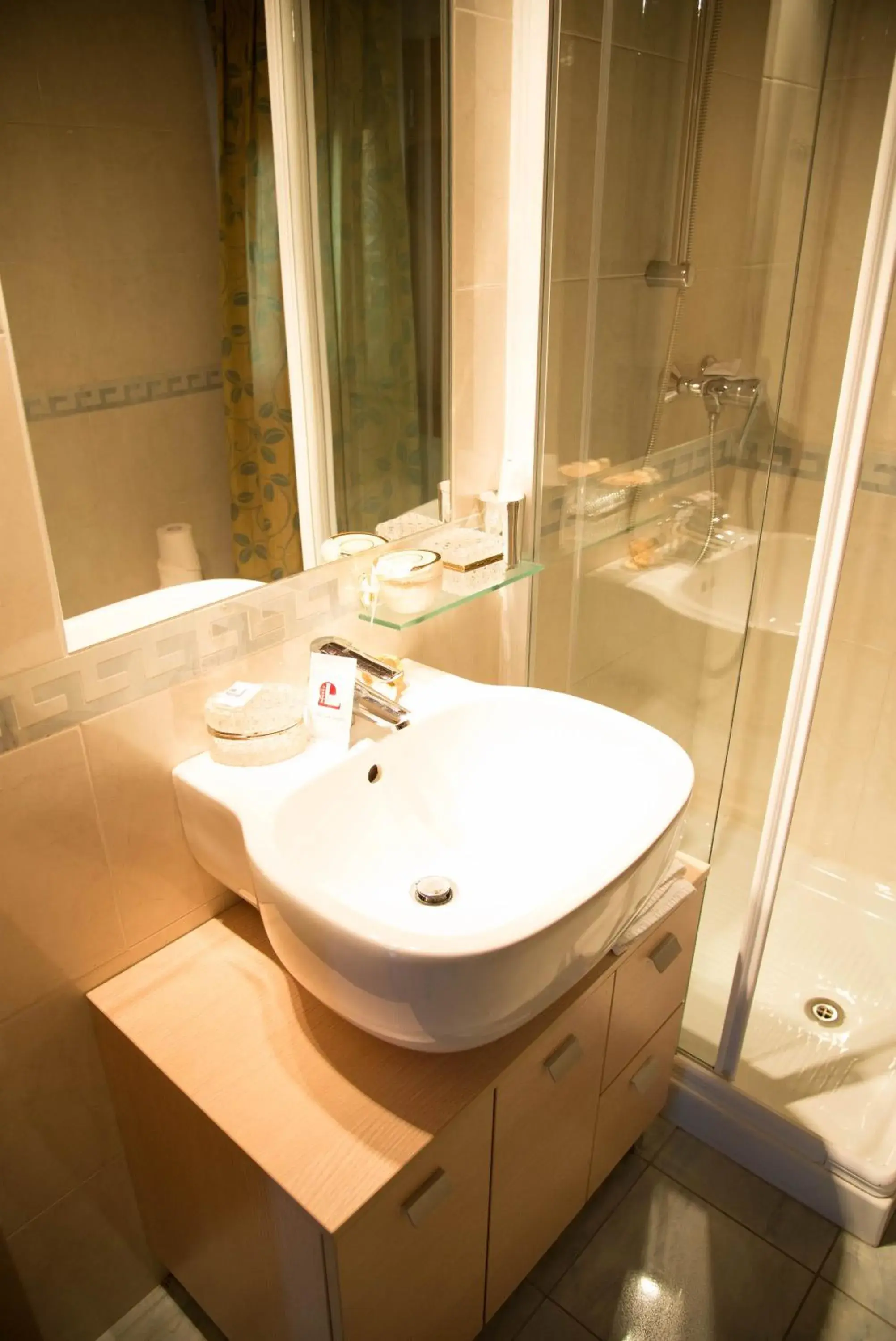 Shower, Bathroom in Hotel San Paolo