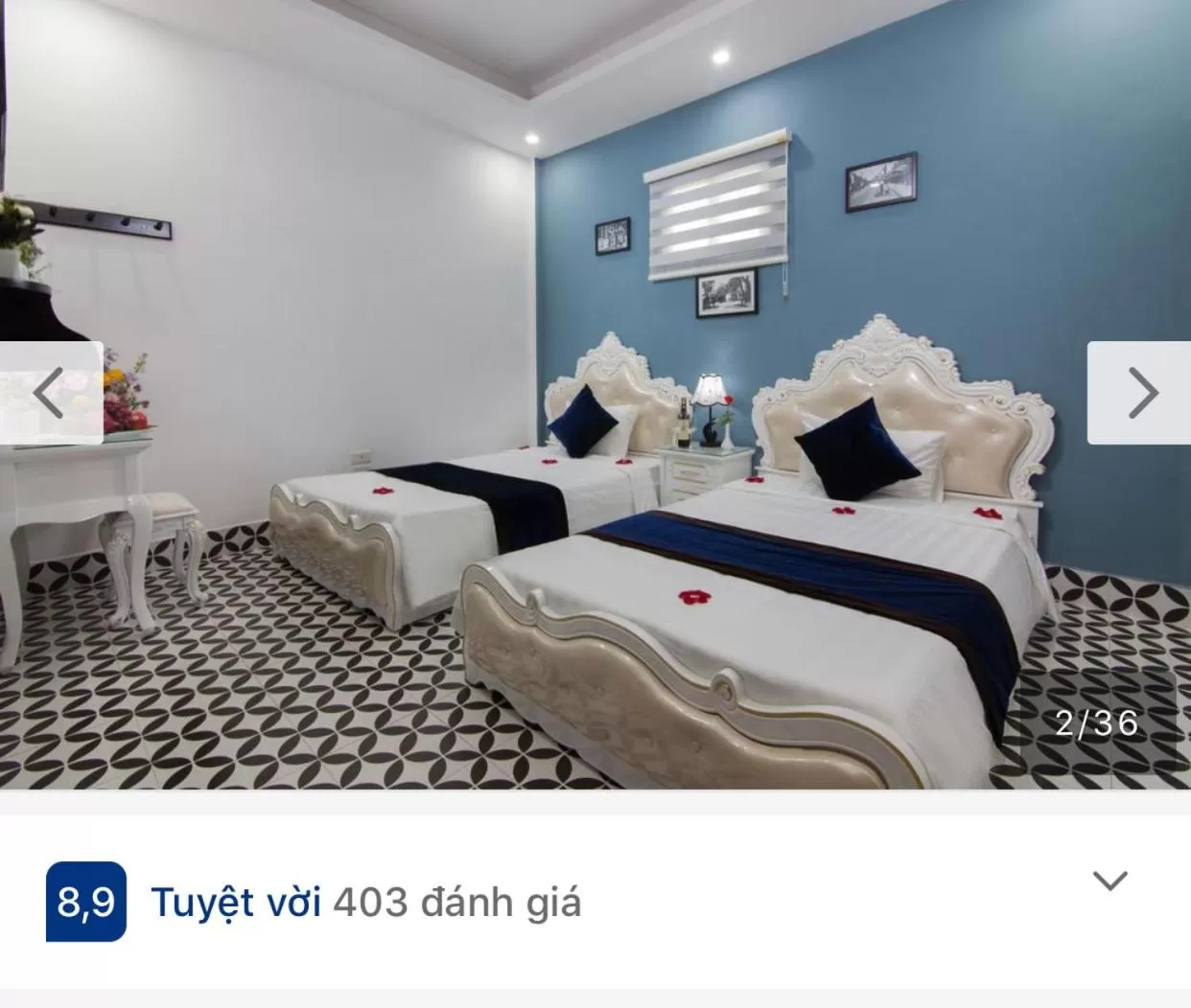 Bed in Hanoi Boutique House