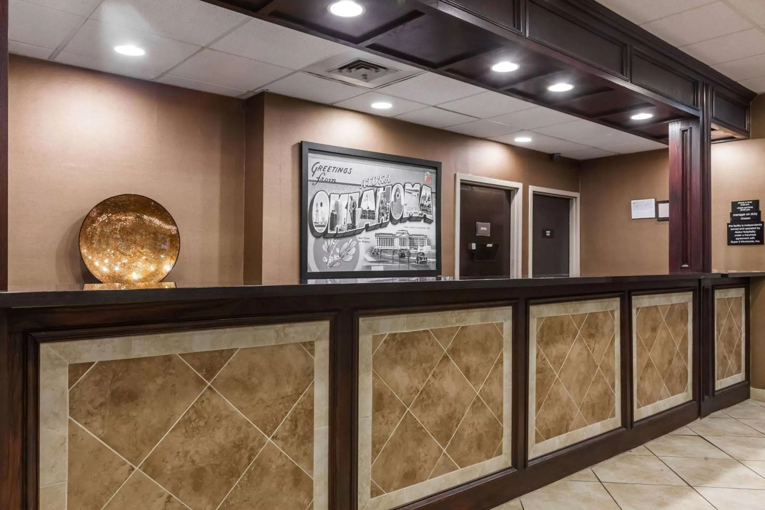 Lobby or reception, Lobby/Reception in Super 8 by Wyndham Atoka