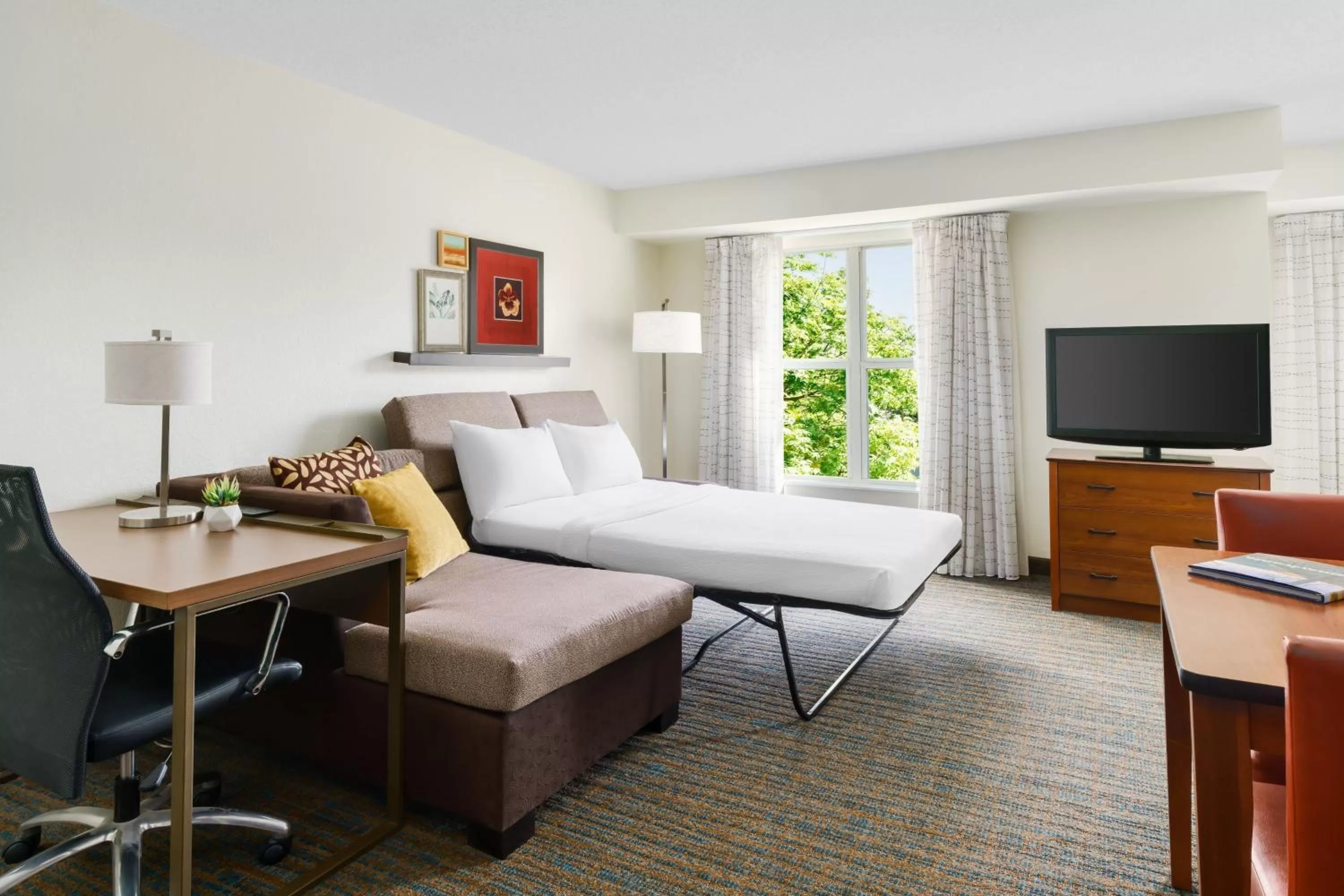 One-Bedroom Queen Suite with Sofa Bed in Residence Inn Philadelphia/Montgomeryville