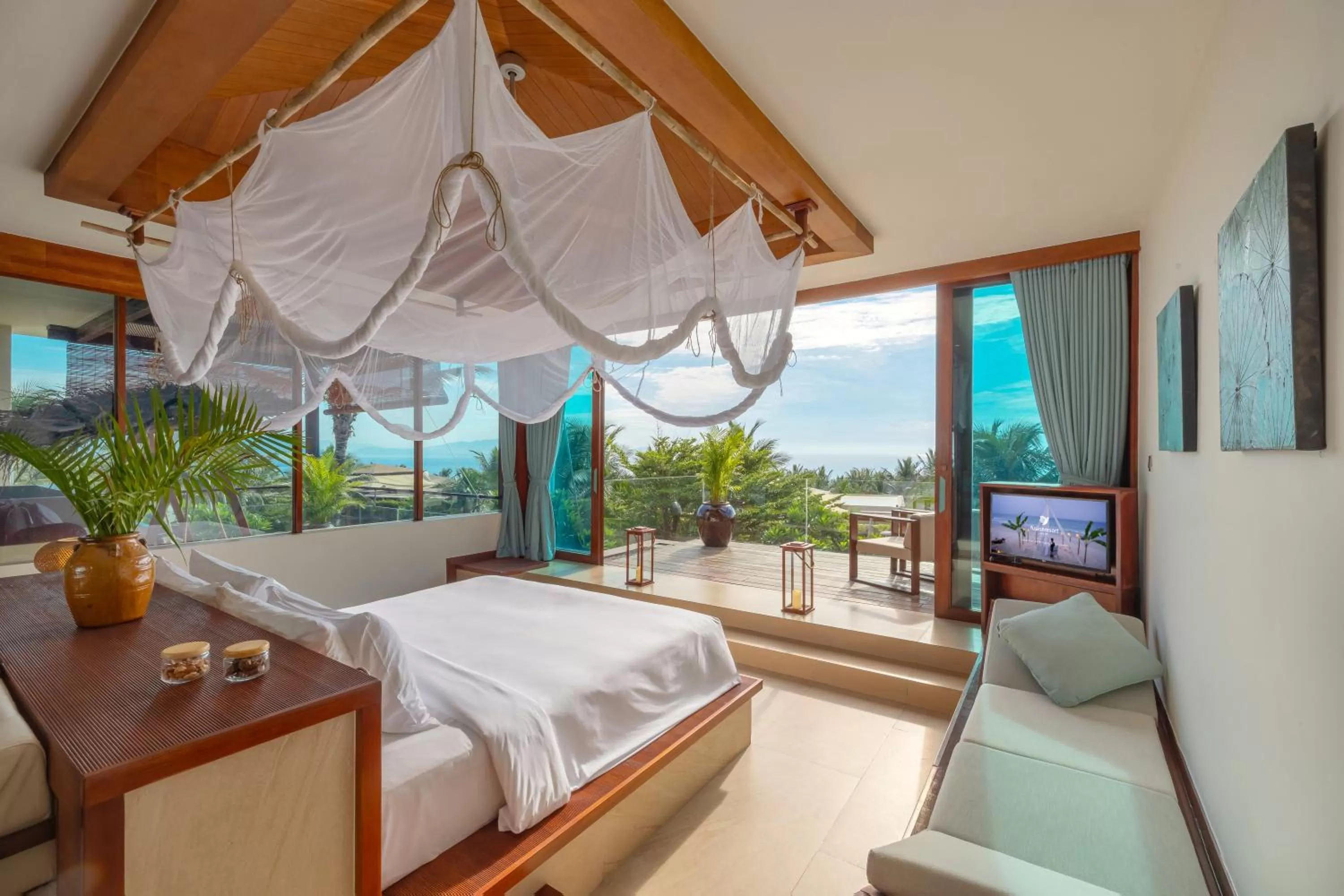 Bed in Fusion Resort Cam Ranh - All Spa Inclusive