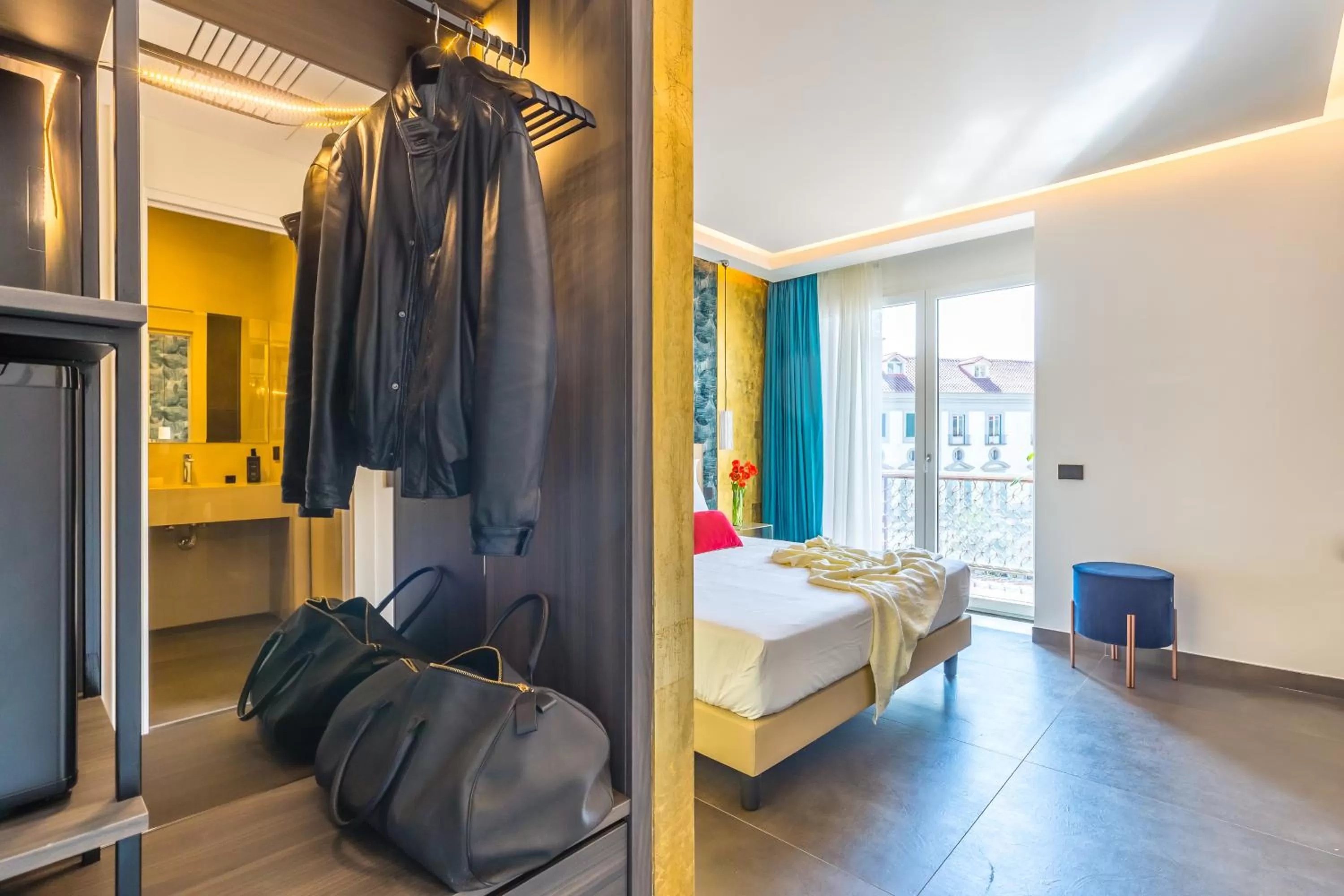 Bed in Dei Martiri Suite