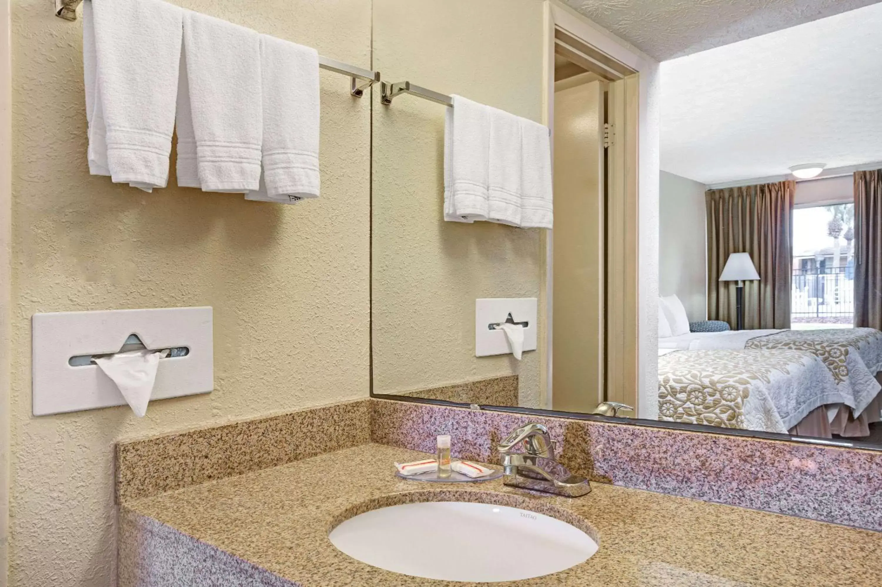 Bathroom in Days Inn by Wyndham St Augustine I-95-Outlet Mall