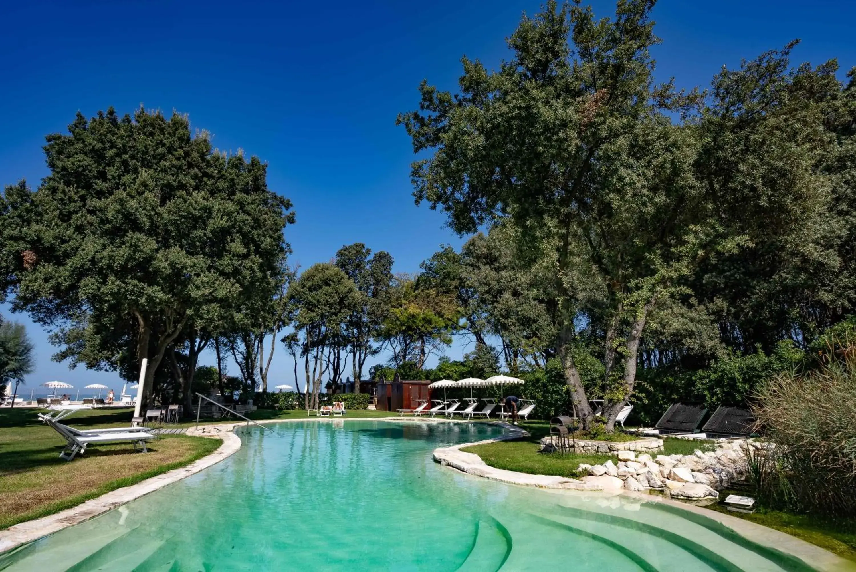 Pool view in Fortino Napoleonico Pool view in Fortino Napoleonico