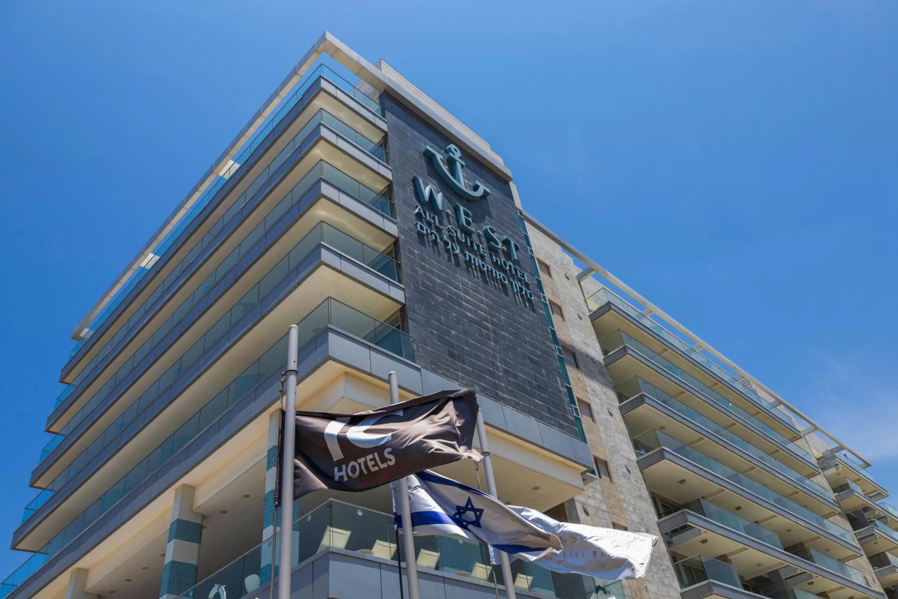 Property building in West All Suites Hotel Ashdod