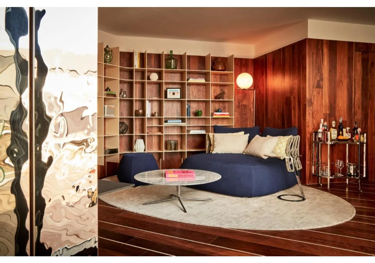 Seating area in Sir Joan Hotel, part of Sircle Collection