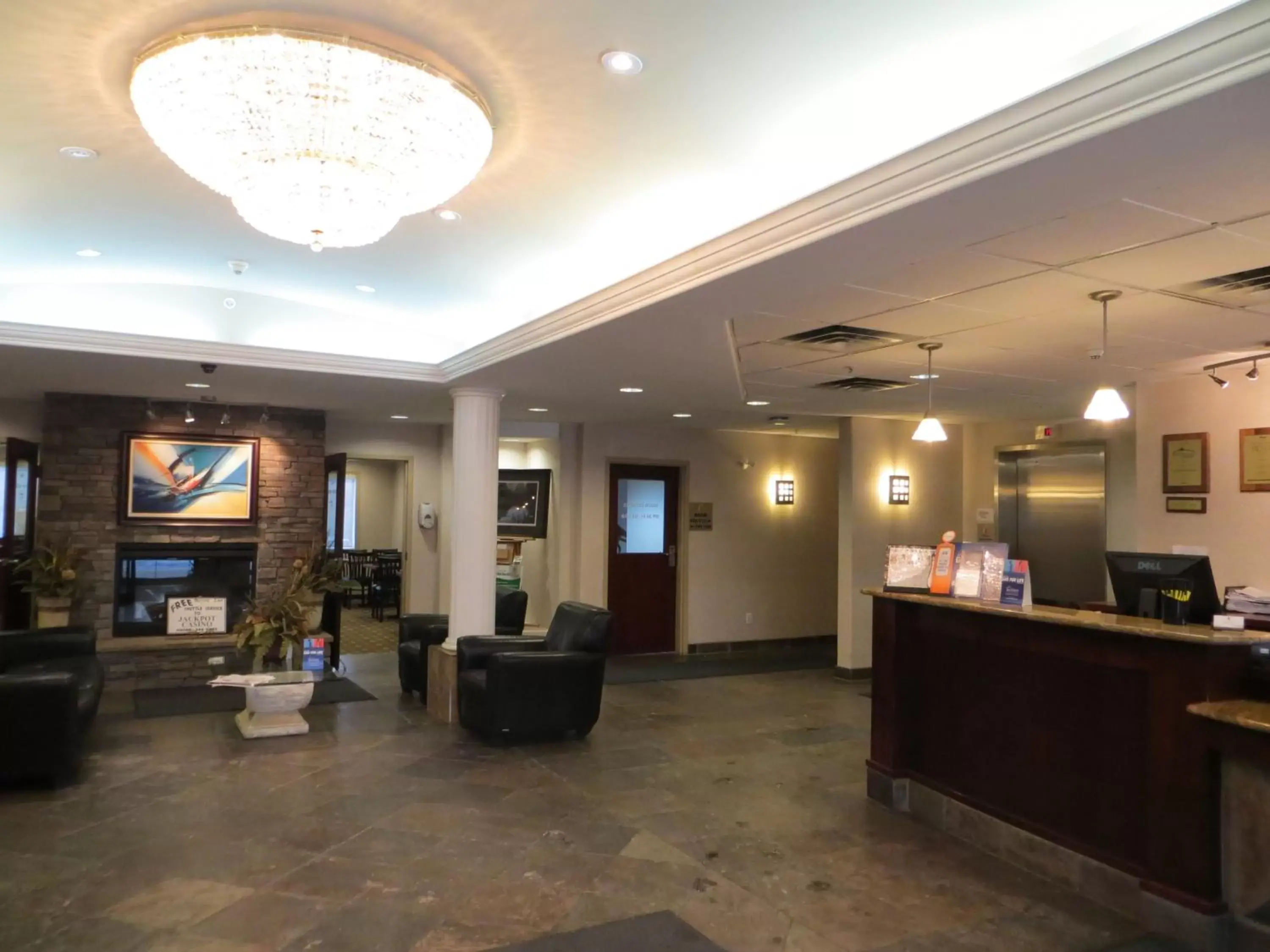 Lobby or reception, Lobby/Reception in Super 8 by Wyndham Red Deer City Centre
