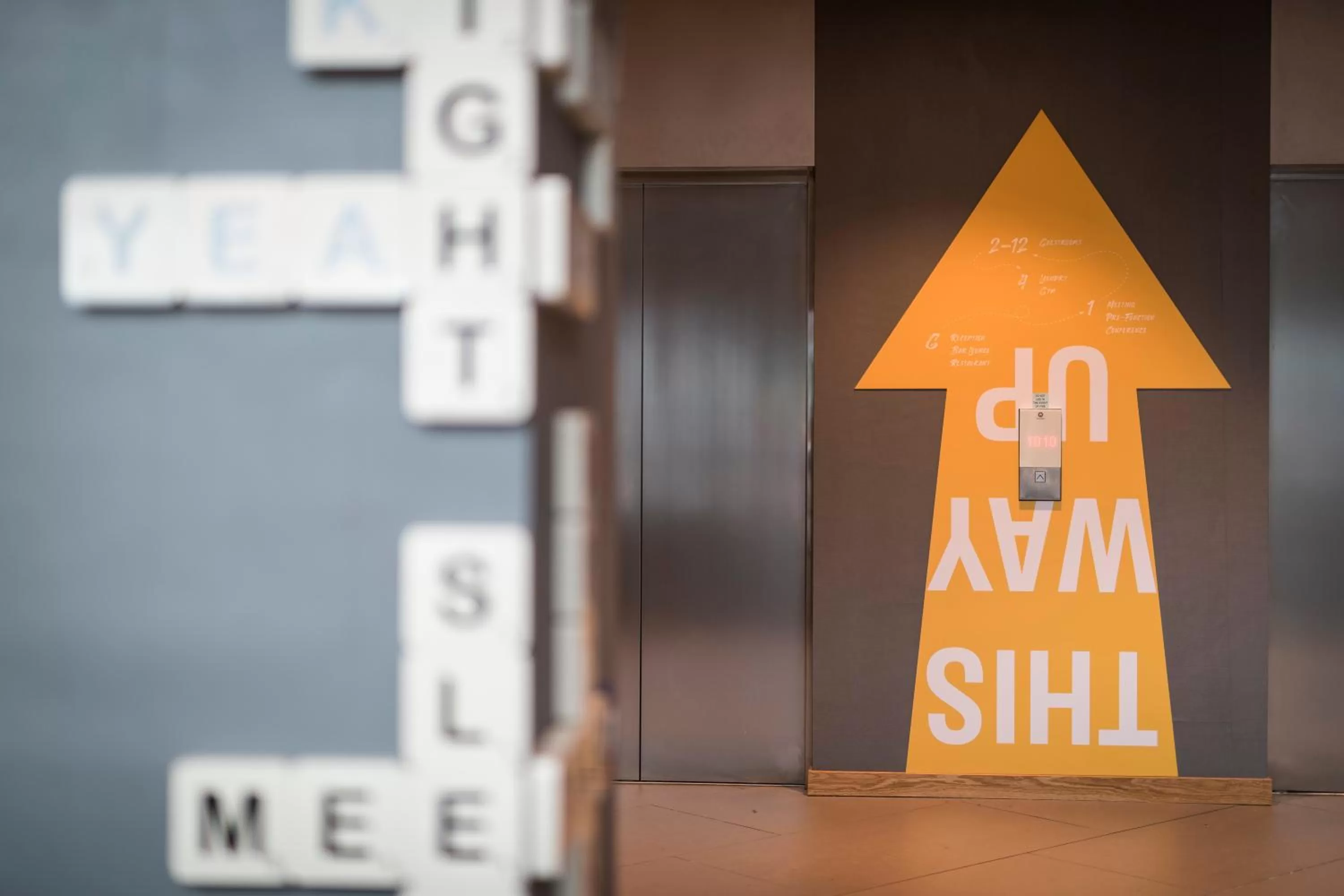 Lobby or reception in M Social Auckland