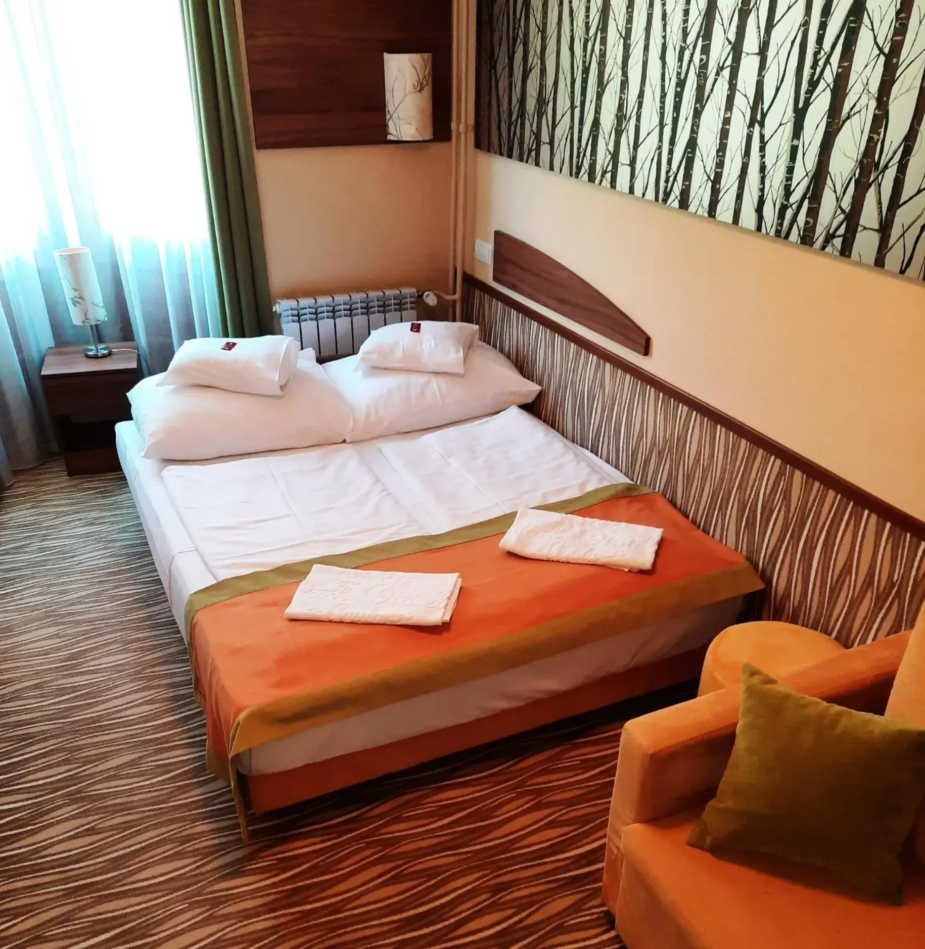 Bedroom, Bed in Park Hotel Gyula