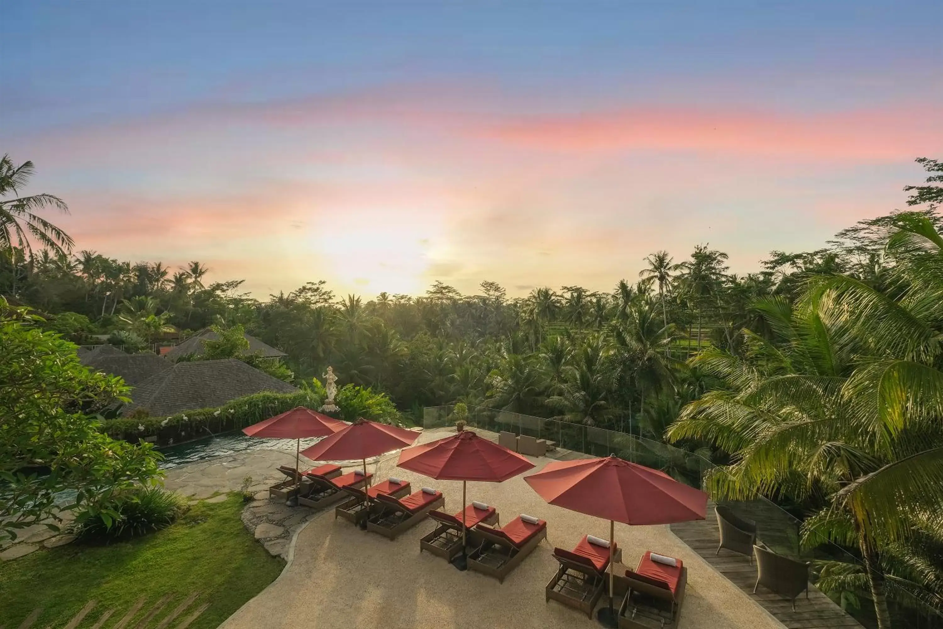 Garden view in Puri Sebali Resort