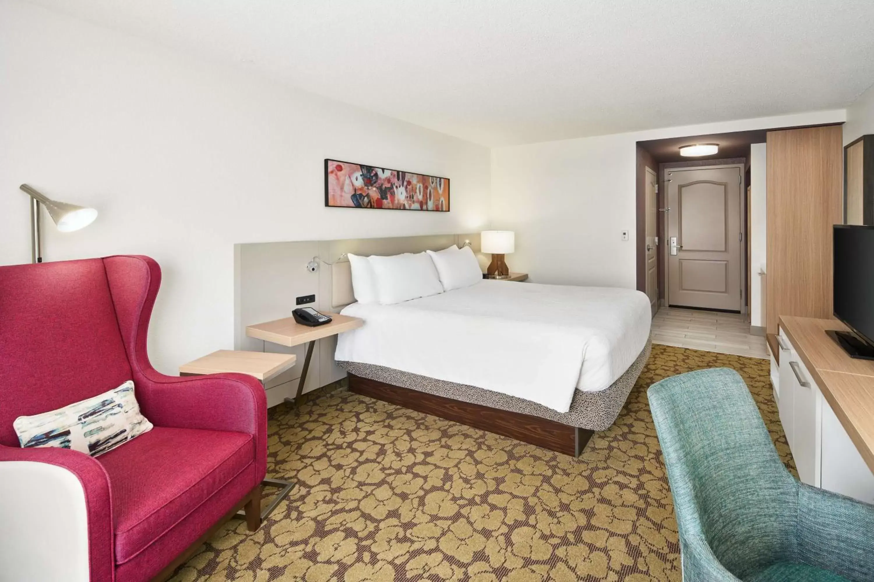 Bed in Hilton Garden Inn Columbus