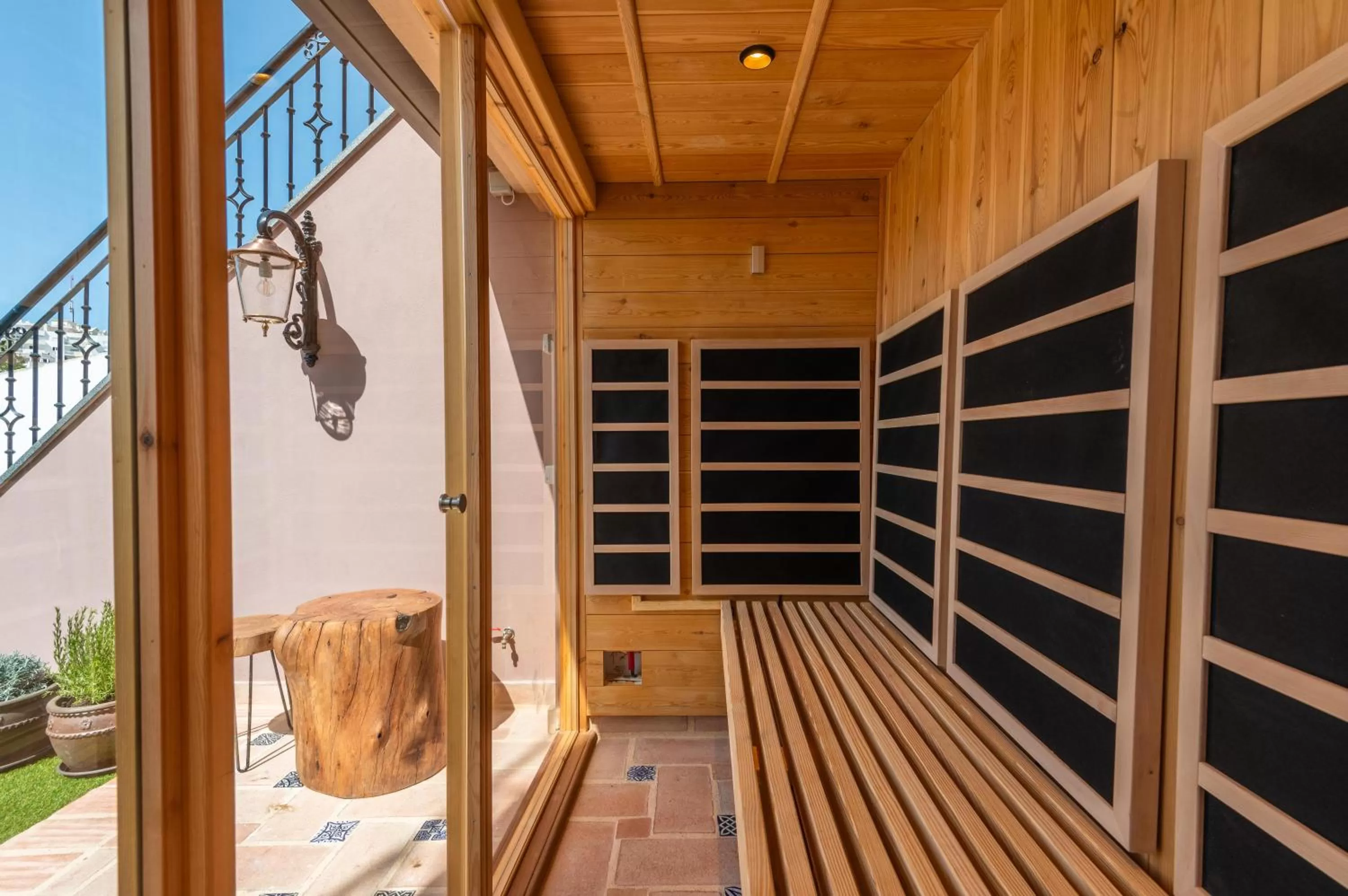 Sauna in Vila Origens Boutique Hotel Albufeira – Adults Only