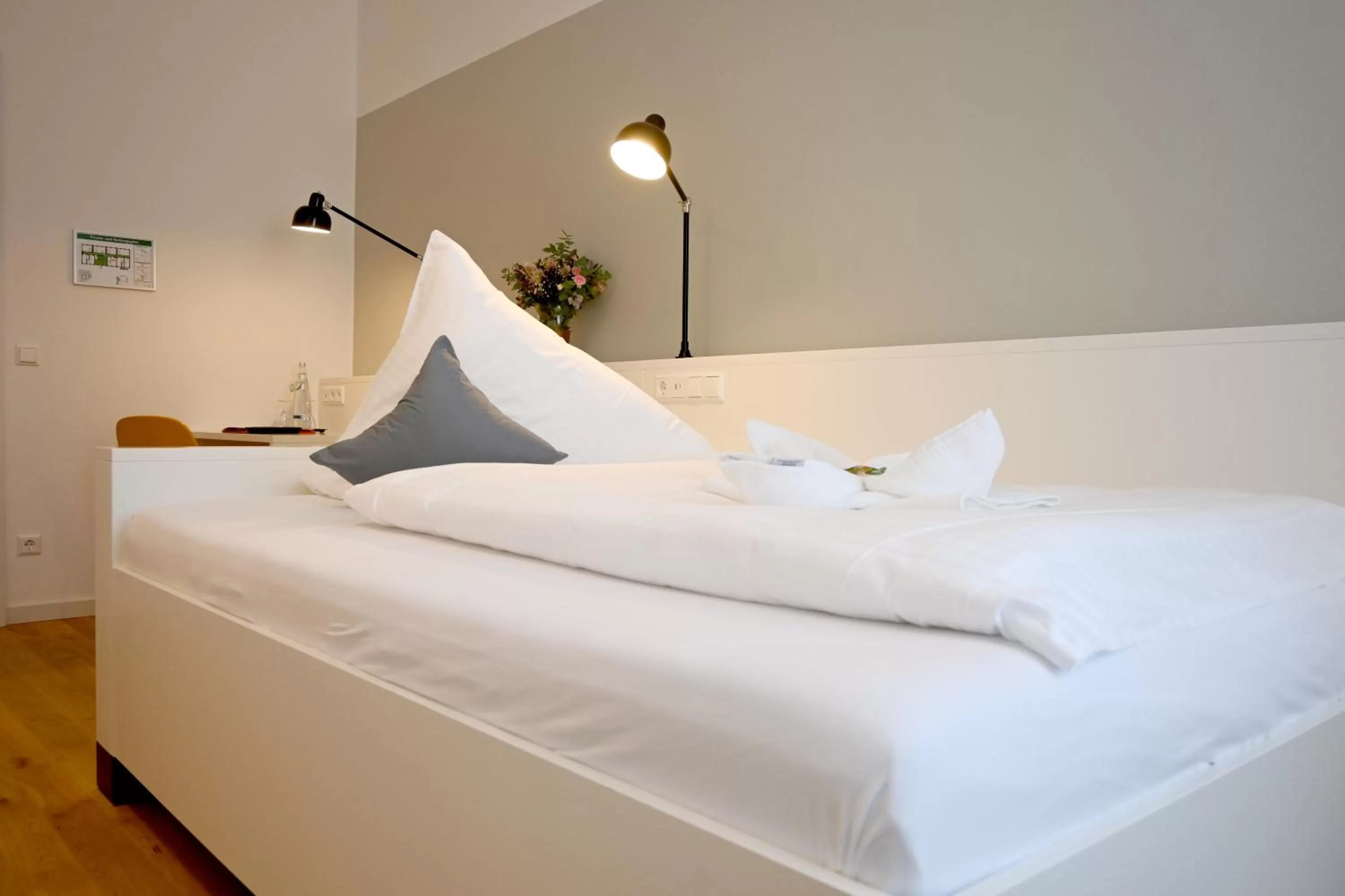 Bed in Hotel Brandenburger Dom