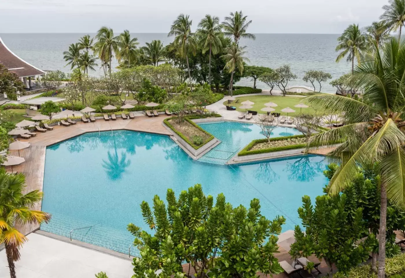 Bird's eye view, Pool View in The Regent Cha Am Beach Resort, Hua Hin