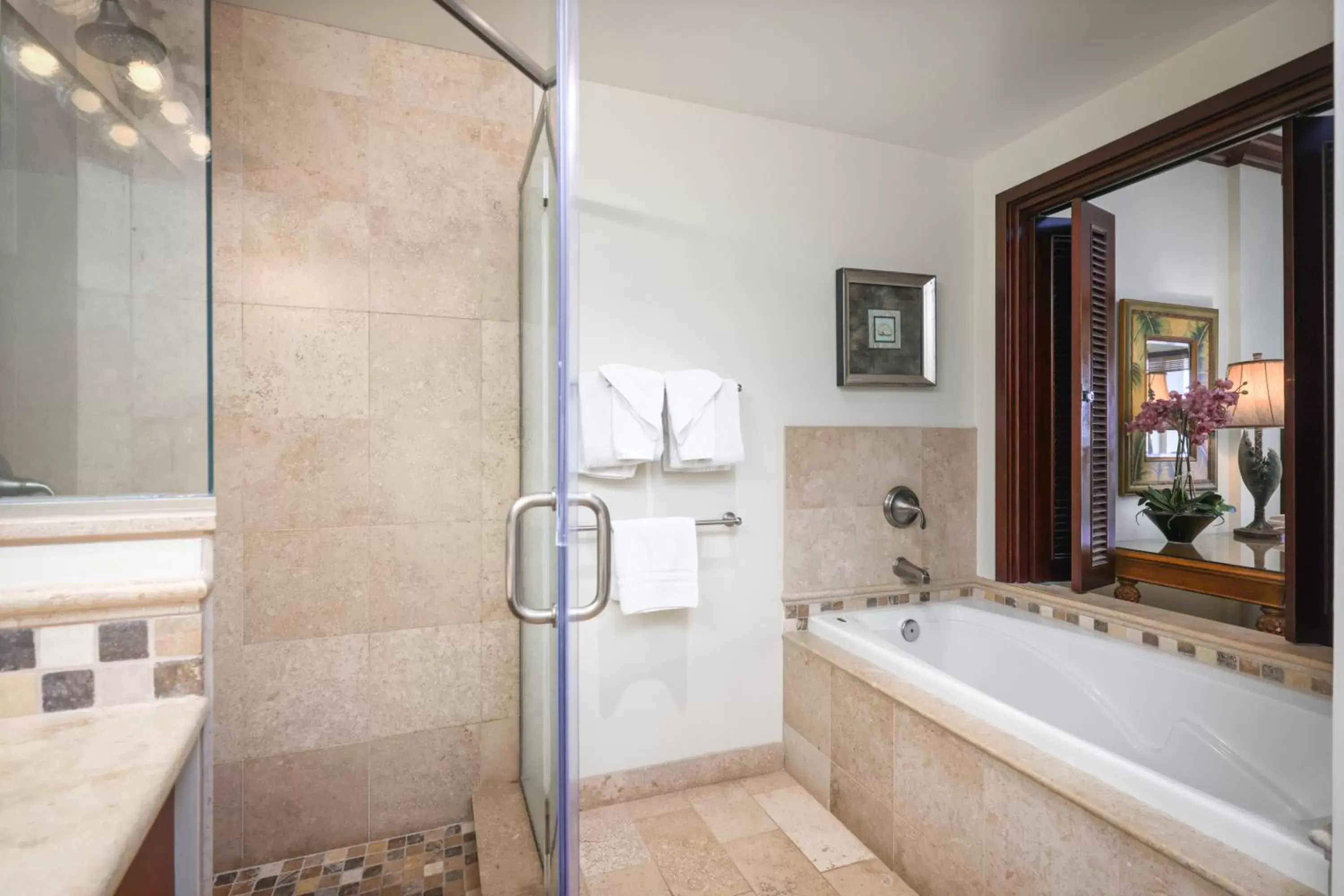 Shower, Bathroom in Waipouli Beach Resort & Spa Kauai By Outrigger