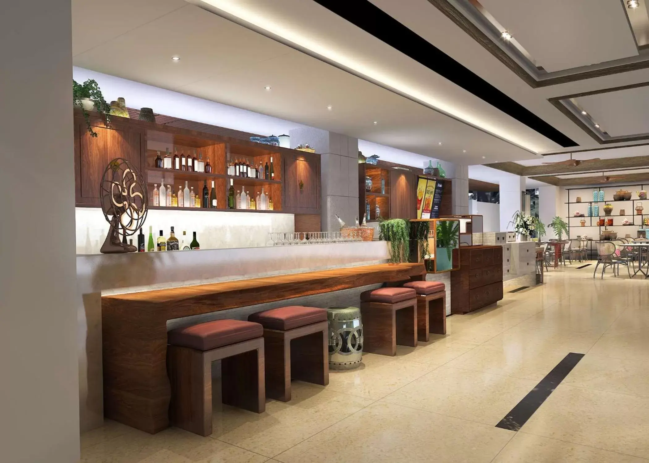 Restaurant/places to eat, Lounge/Bar in DoubleTree Resort by Hilton Hotel Penang