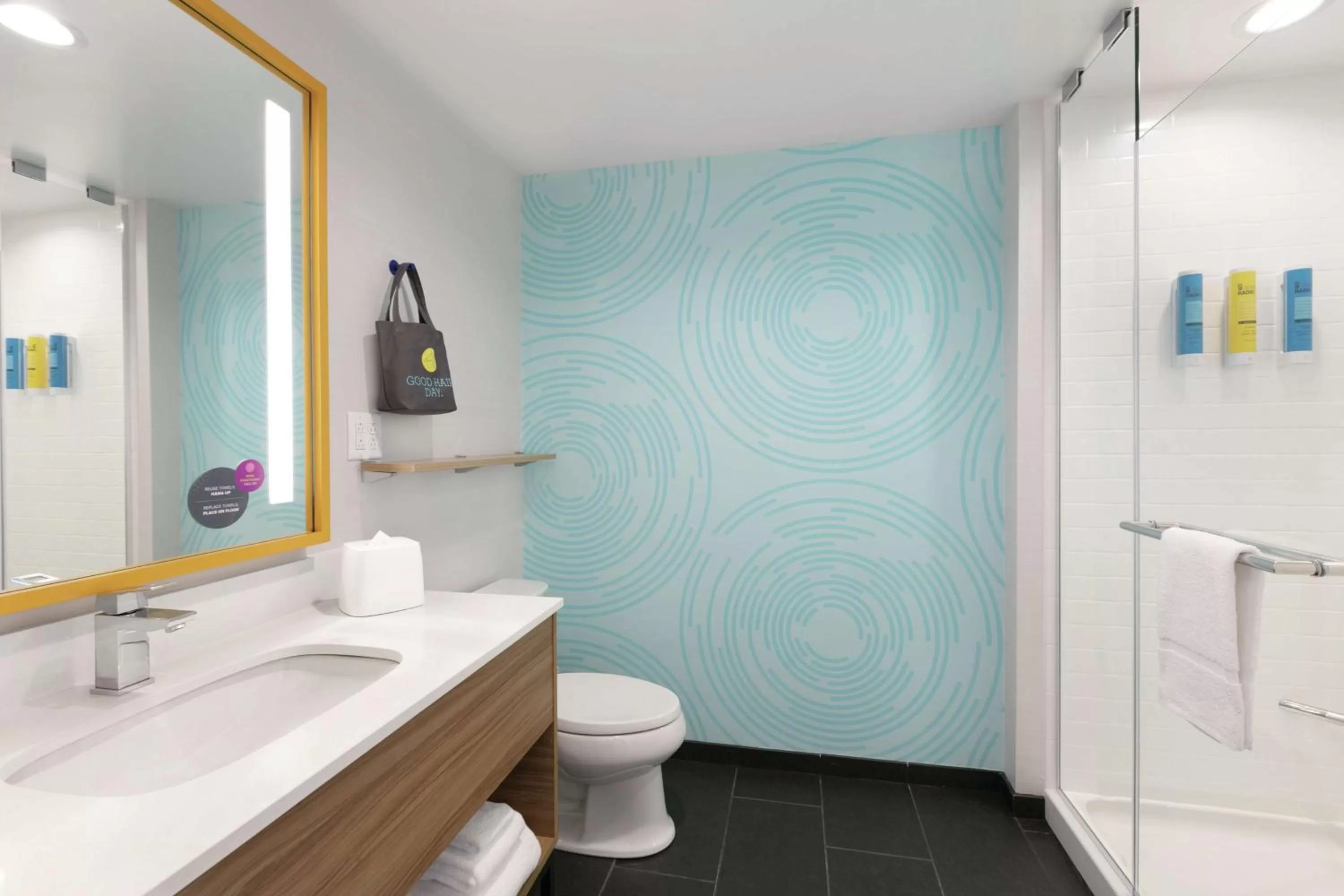 Bathroom in Tru By Hilton Williamsville Buffalo Airport