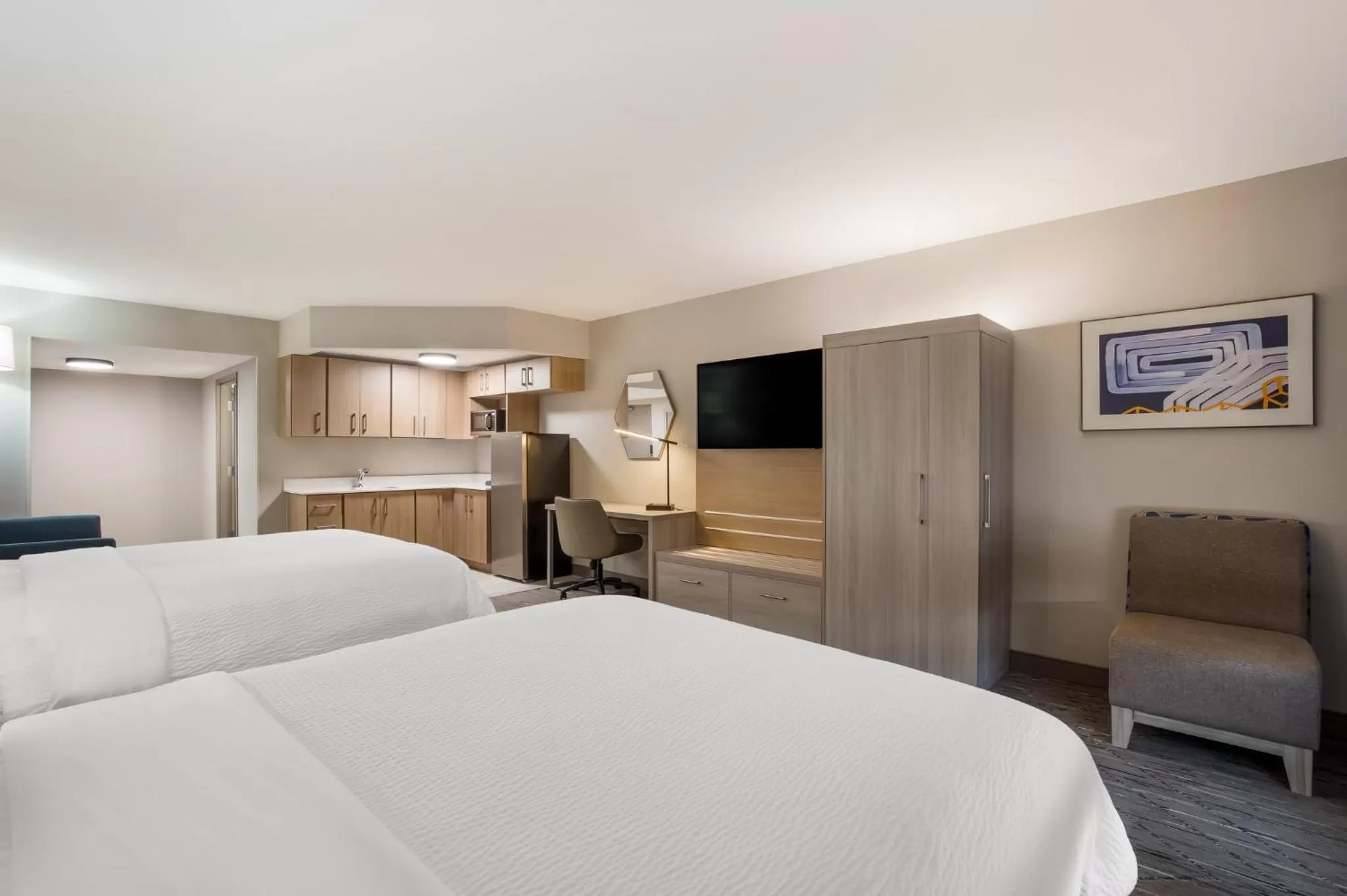 Photo of the whole room, Bed in Holiday Inn Express & Suites Lexington by IHG