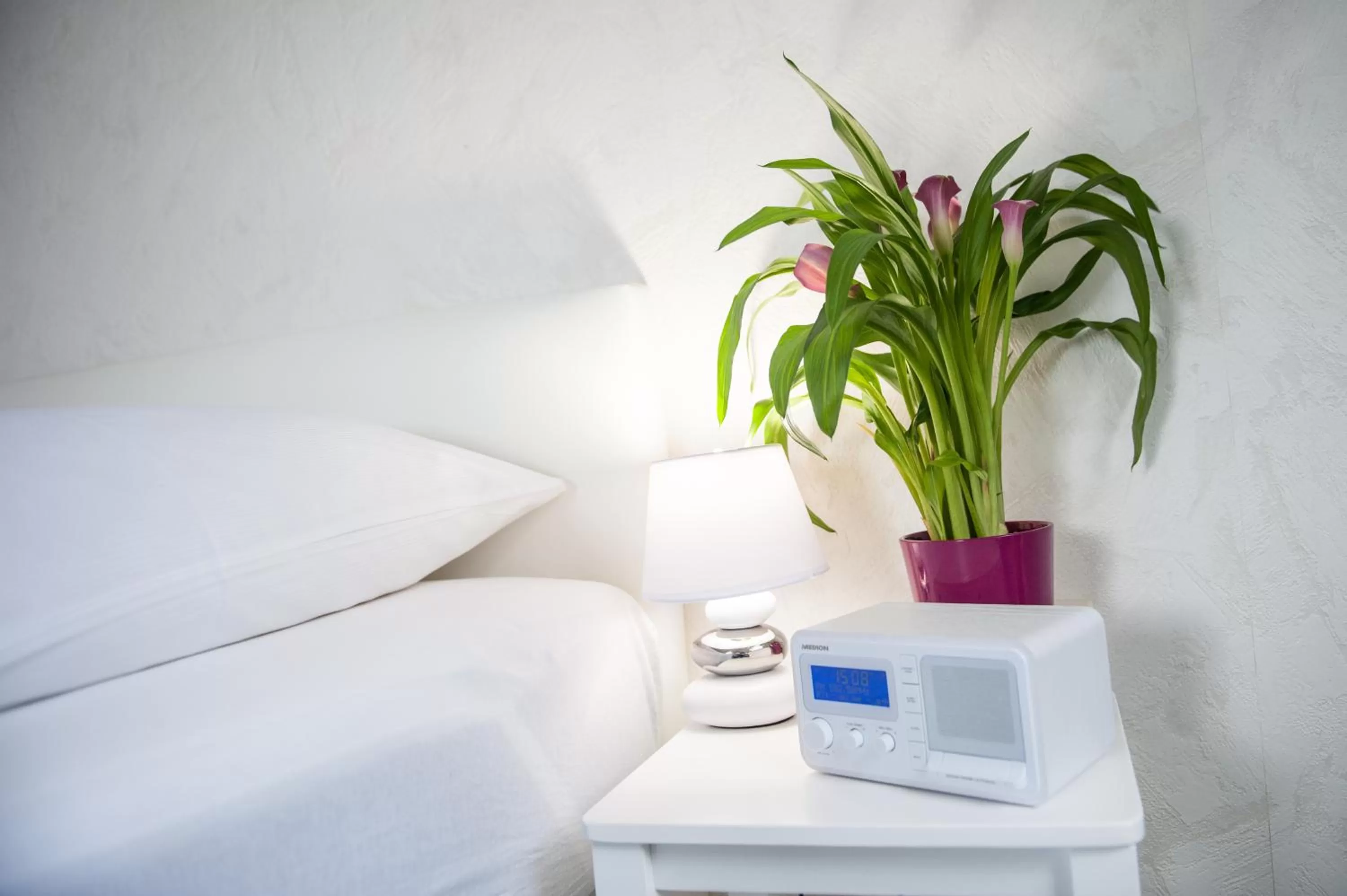 Decorative detail, Bed in Hotel Forsthaus Sellin