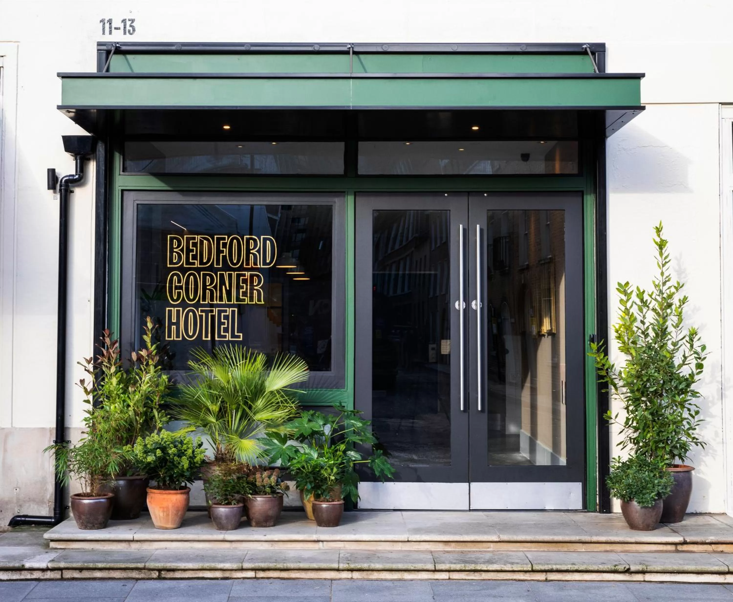 Property building in Bedford Corner Hotel