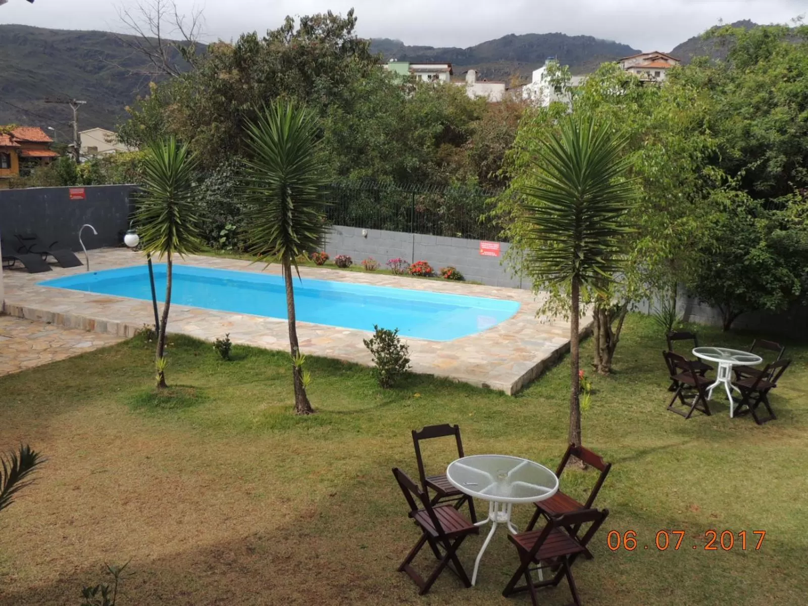 Swimming Pool in Pousada Vila Real Flats