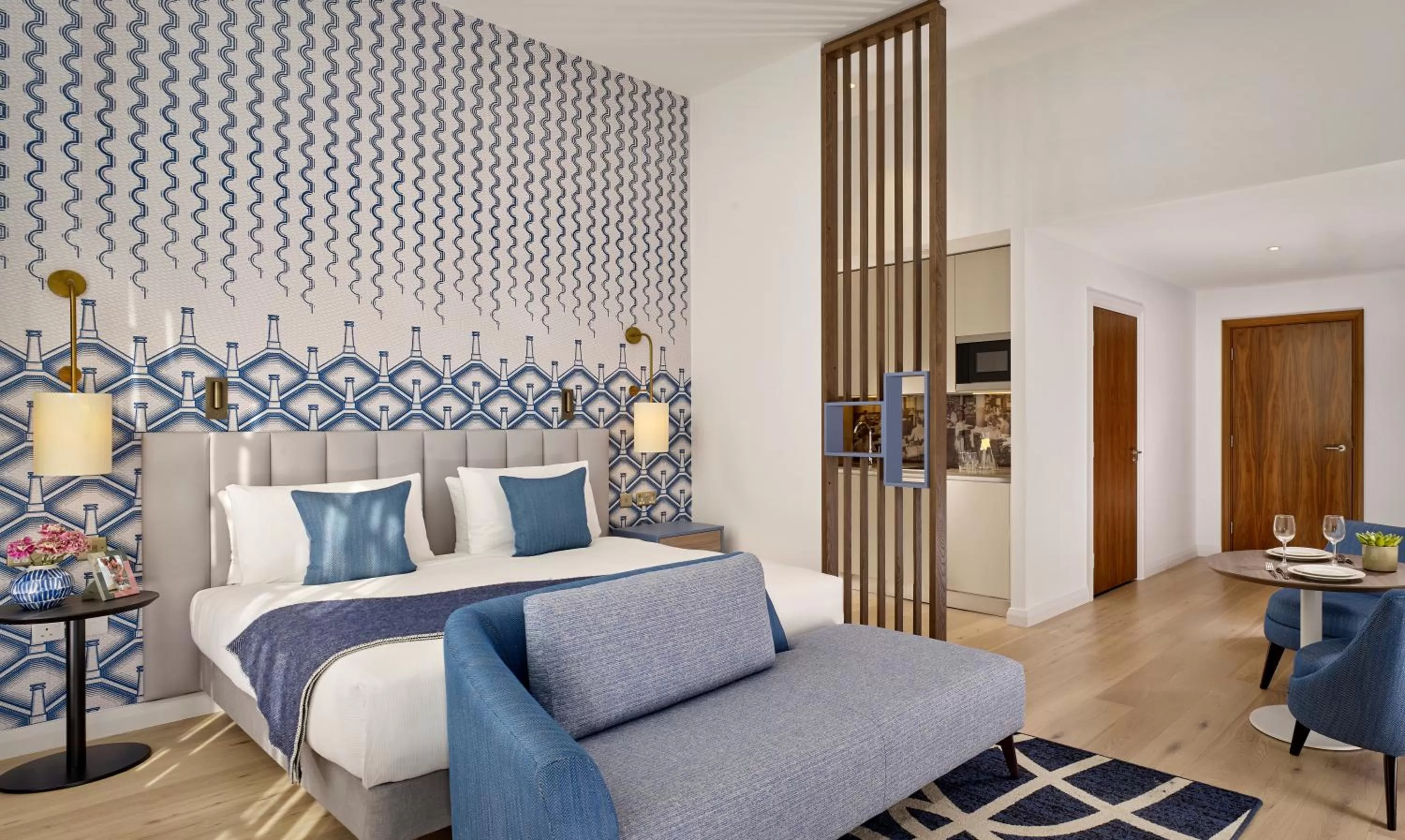 Bedroom, Bed in Citadines Islington London