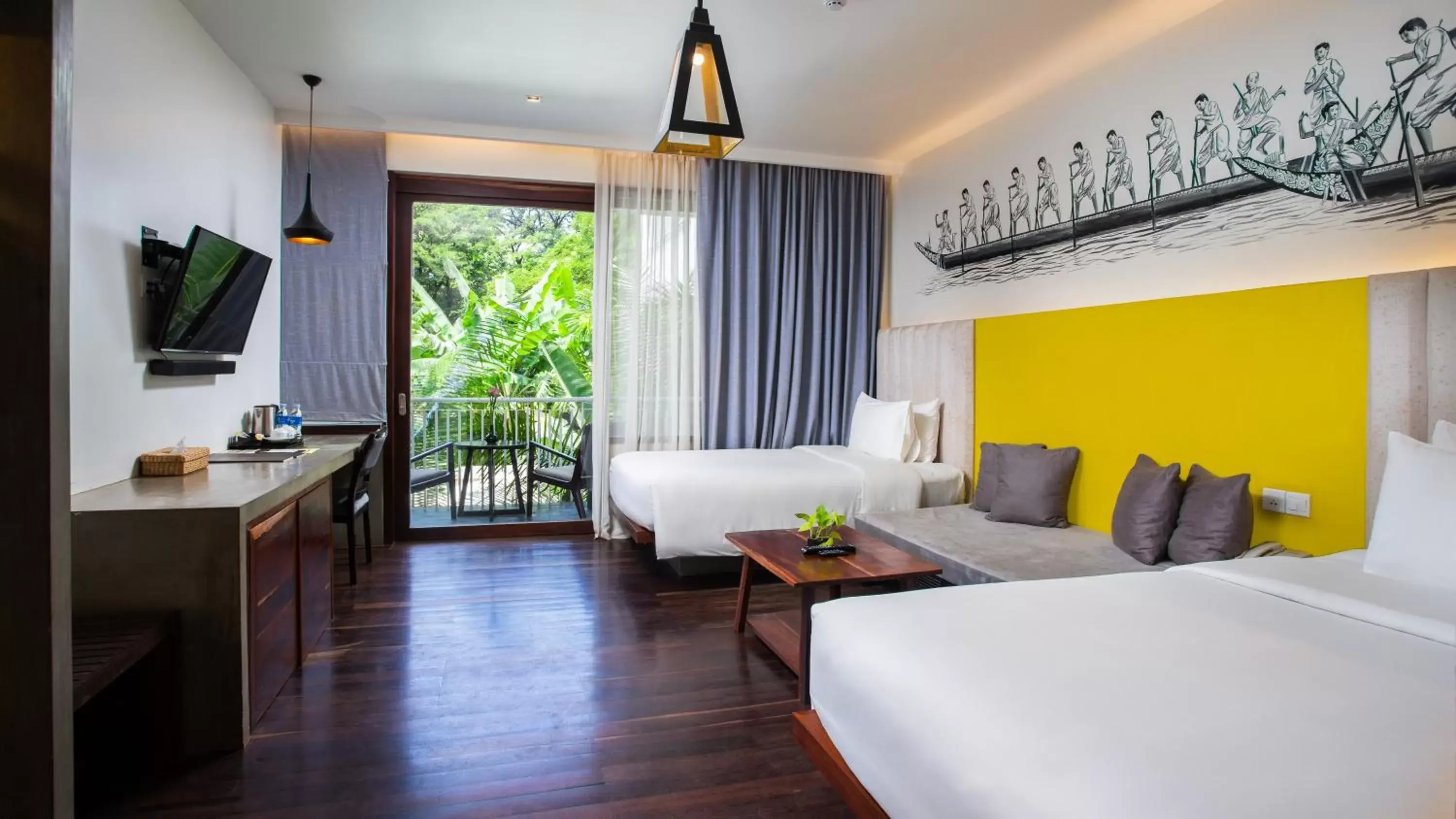 Bedroom in Apsara Residence Hotel