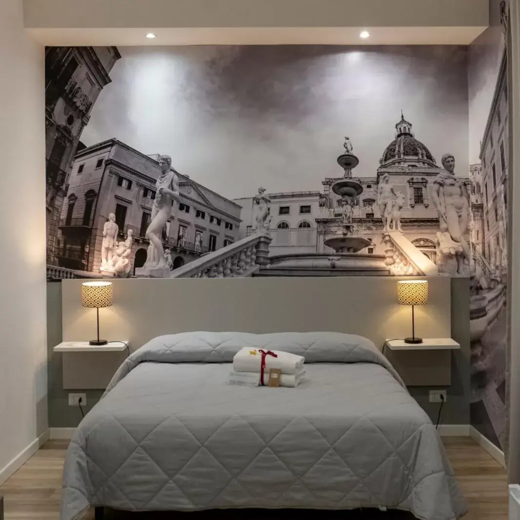 Bed in Due Passi Suite