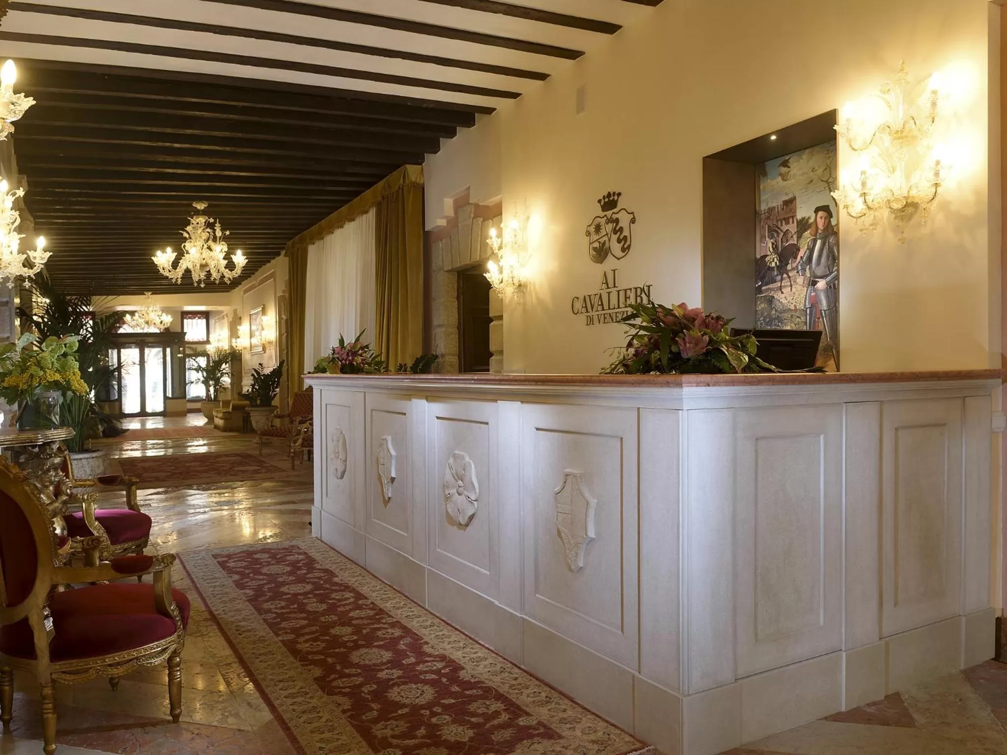 Lobby or reception in Hotel Ai Cavalieri di Venezia
