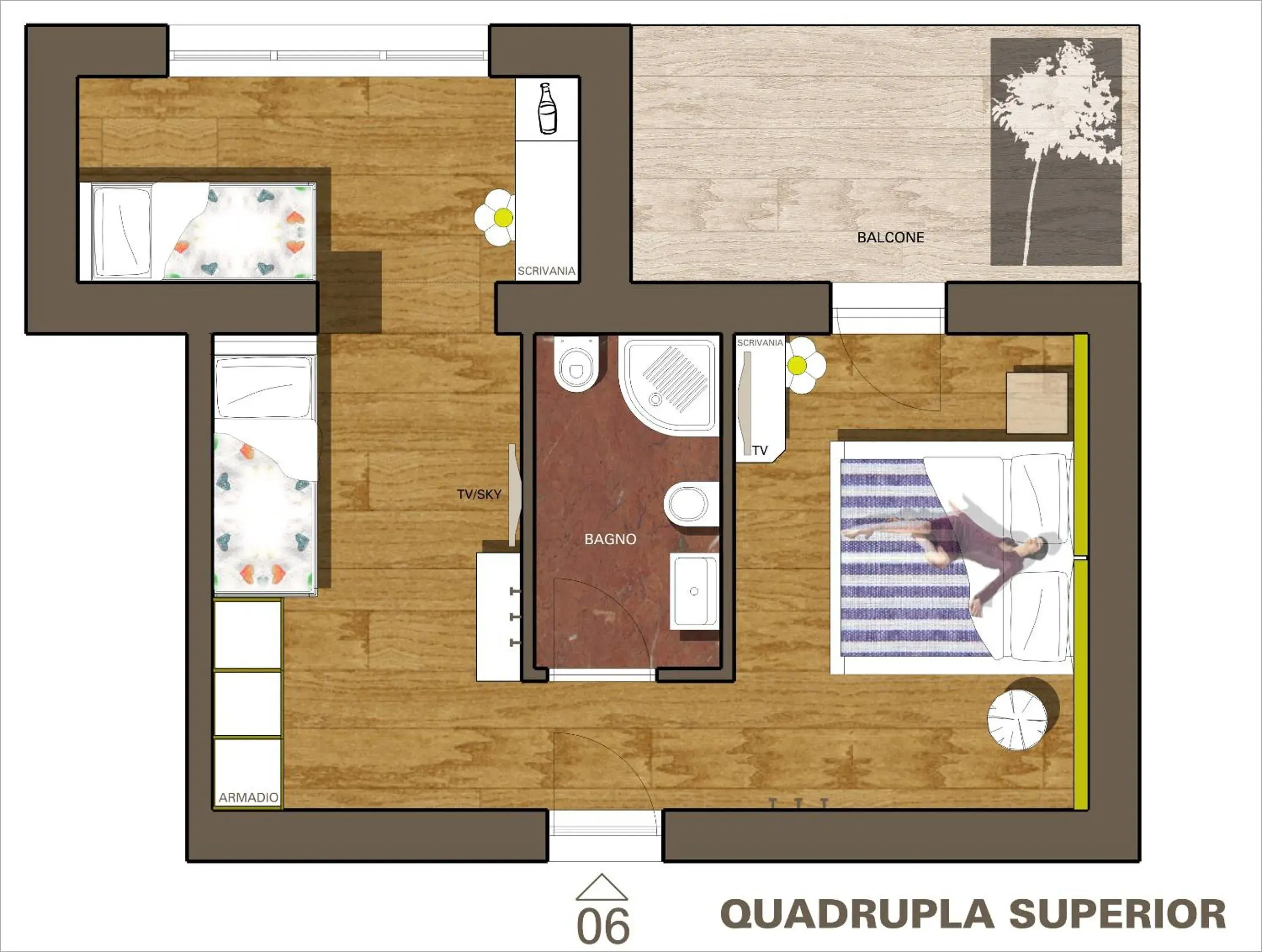 Floor Plan in Hotel Zirmes