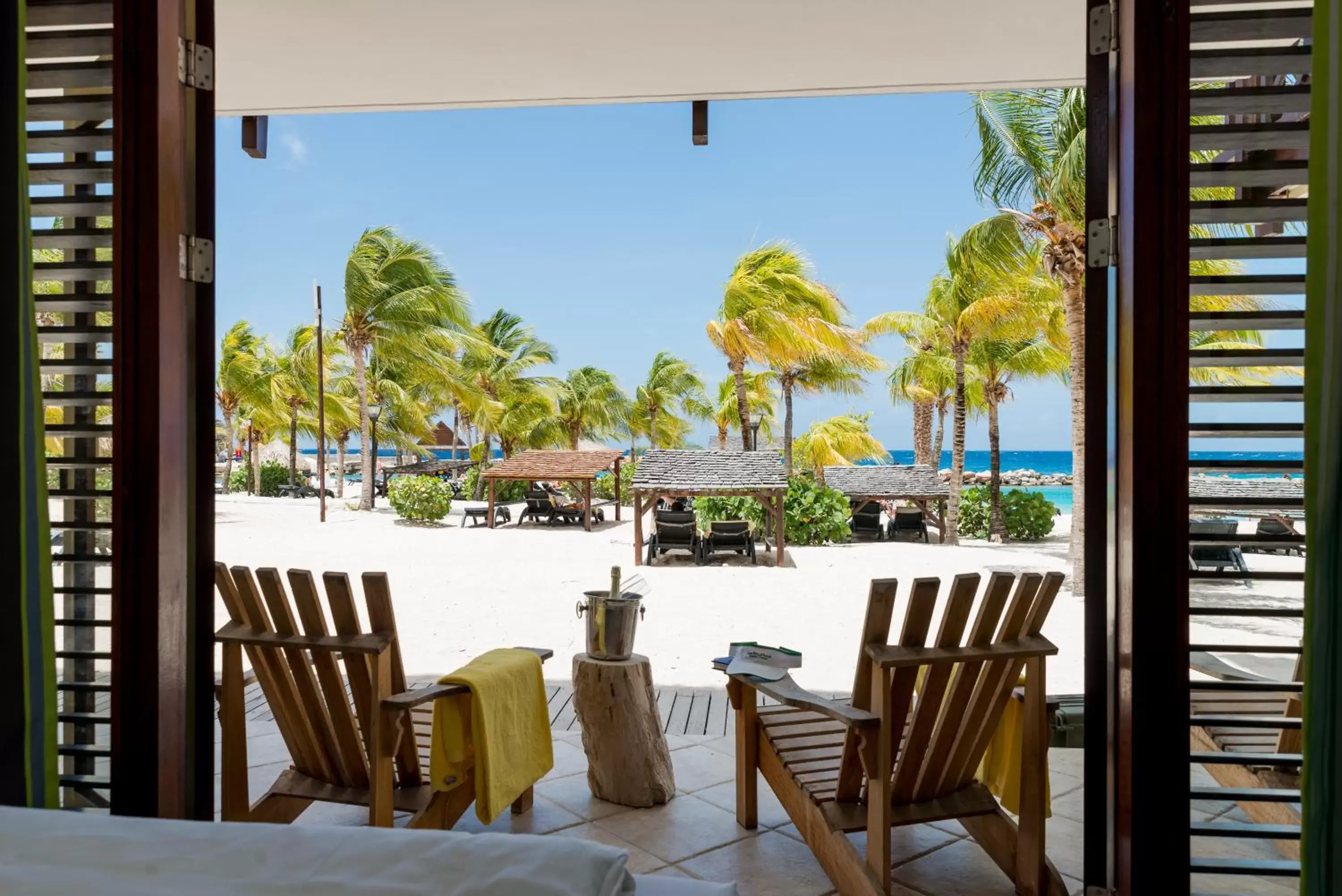 View (from property/room), Patio/Outdoor Area in LionsDive Beach Resort