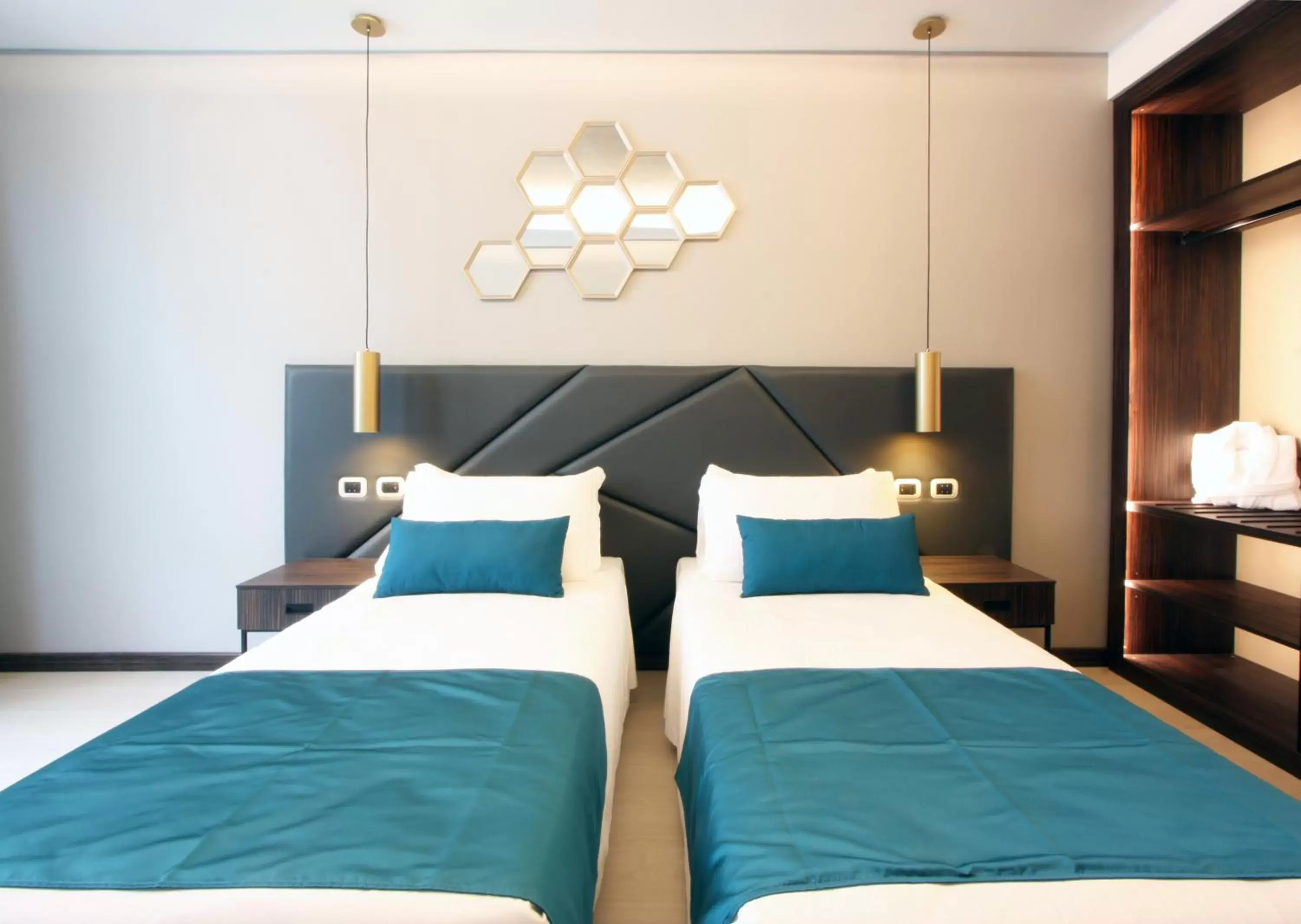 Bed in The Hive Hotel