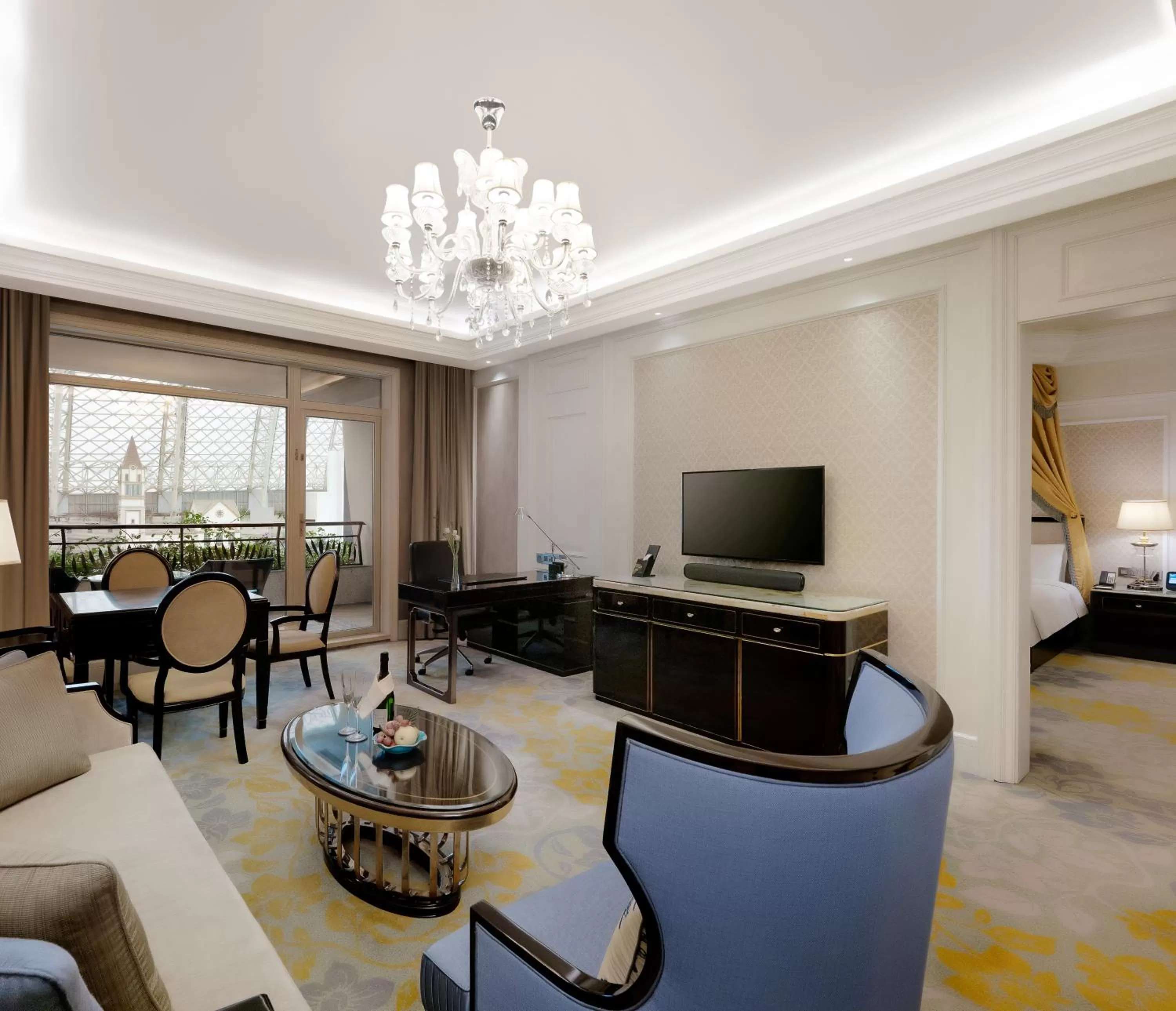 Living room in InterContinental Chengdu Global Center by IHG