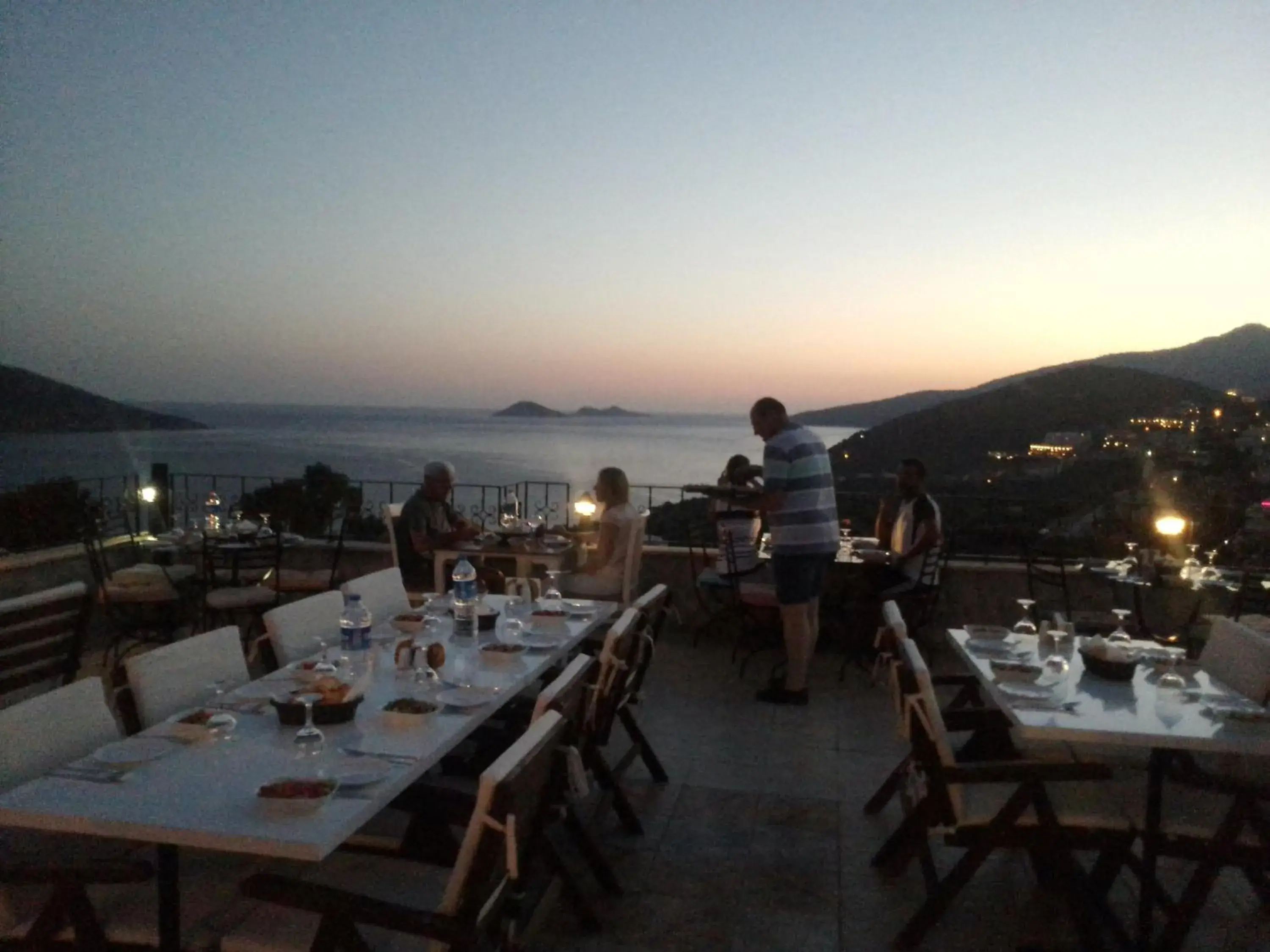 Balcony/Terrace, Restaurant/Places to Eat in Enda Boutique Hotel Kalkan