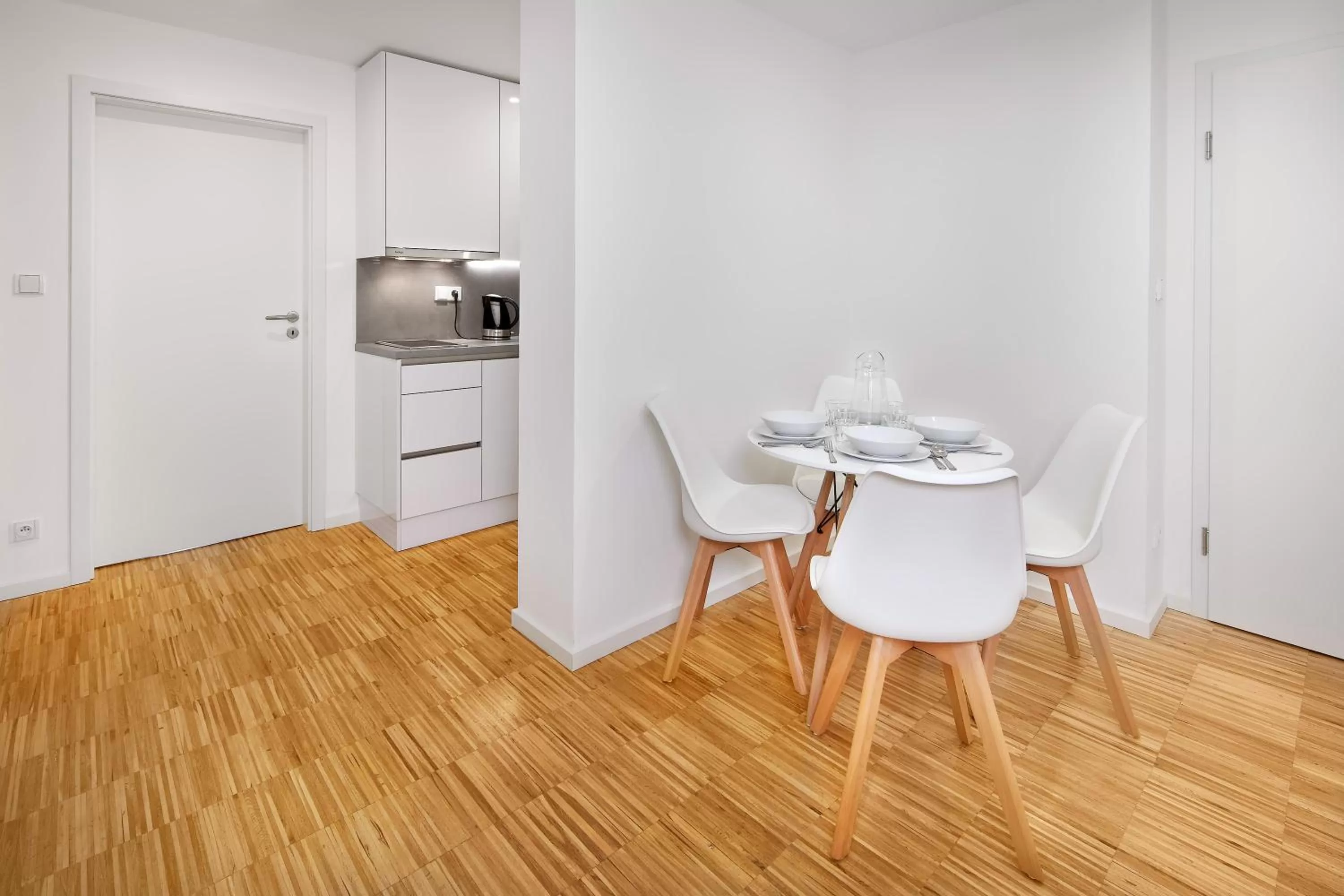 Kitchen or kitchenette in Downtown Suites Kodanska