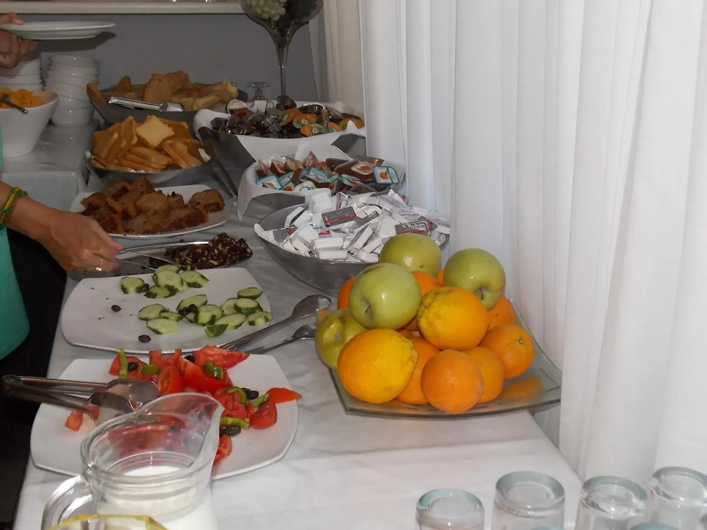Buffet breakfast, Food in Danaos Hotel
