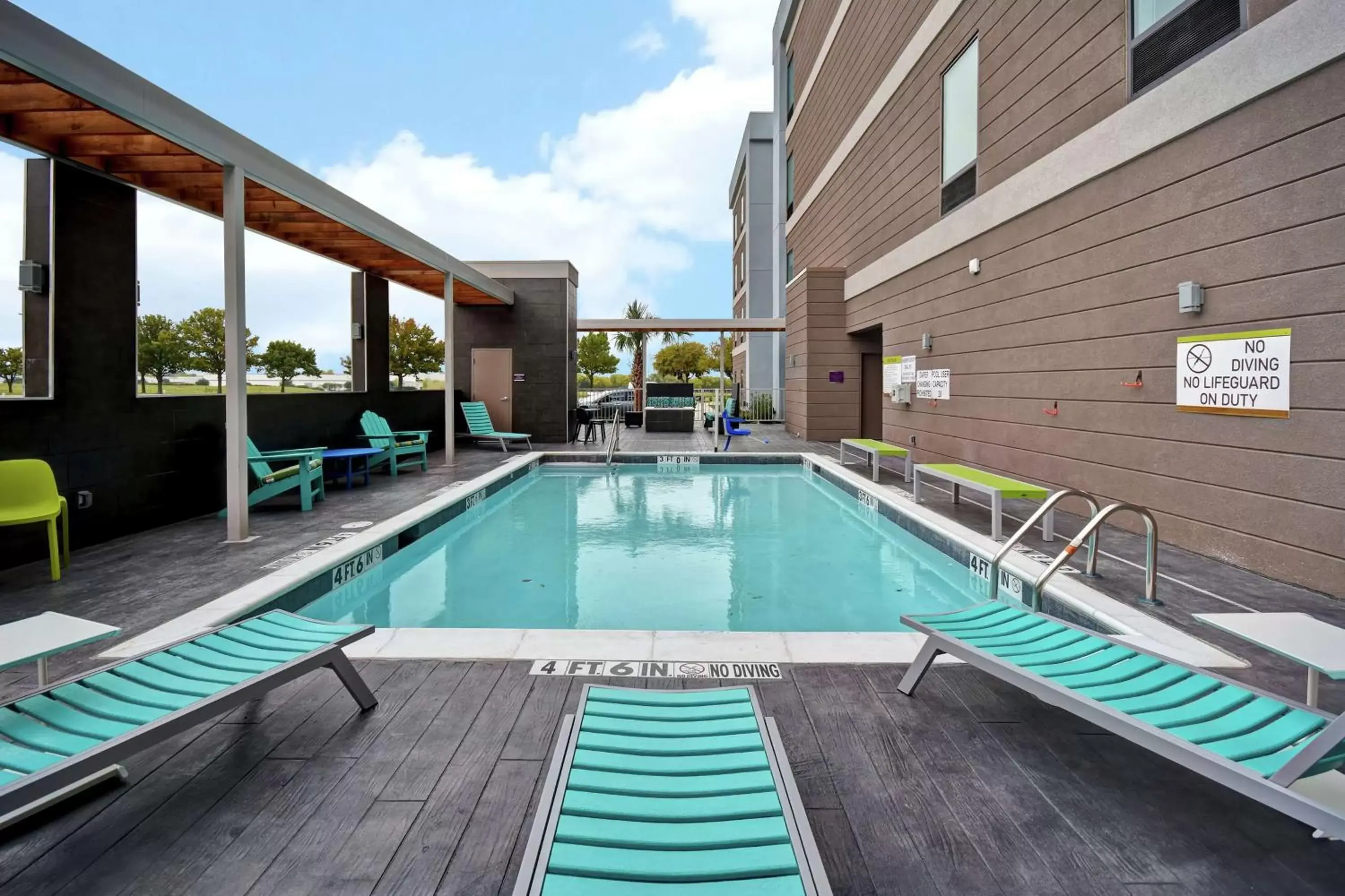 Pool view in Home2 Suites By Hilton Fort Worth Fossil Creek Pool view in Home2 Suites By Hilton Fort Worth Fossil Creek