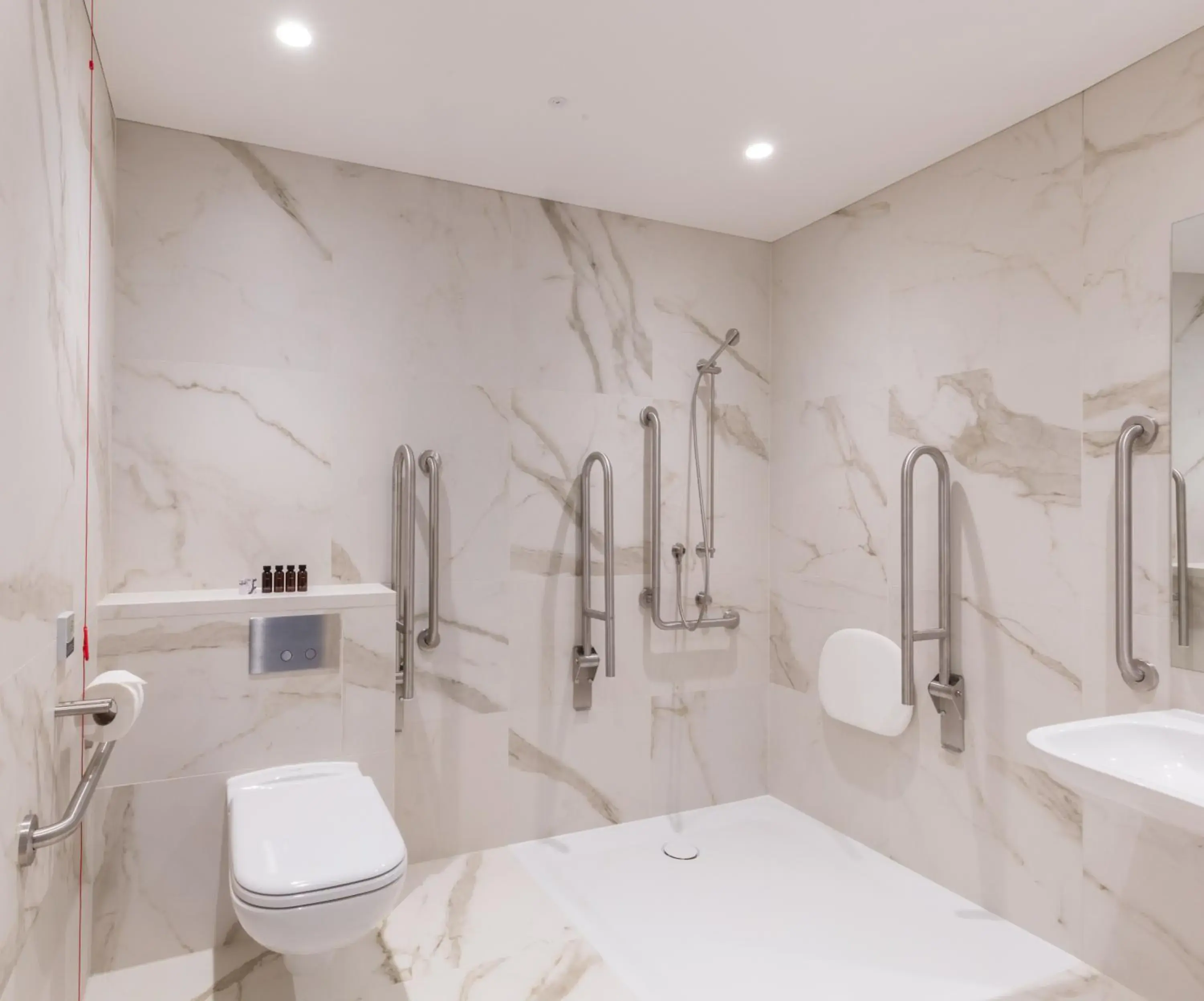Shower, Bathroom in The Moorgate by COVE