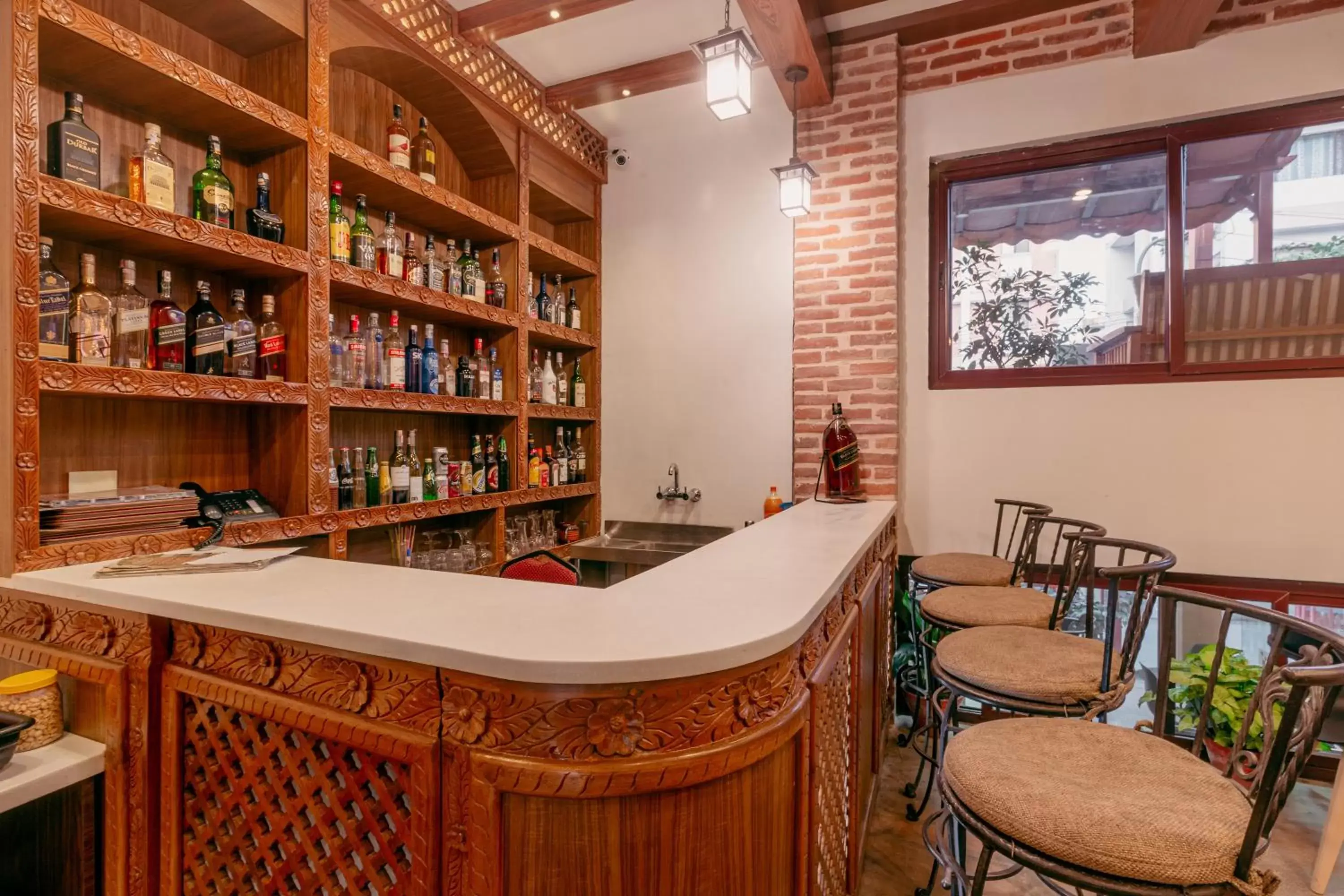 Lounge or bar in Hotel Manang - Thamel, Kathmandu Lounge or bar in Hotel Manang - Thamel, Kathmandu