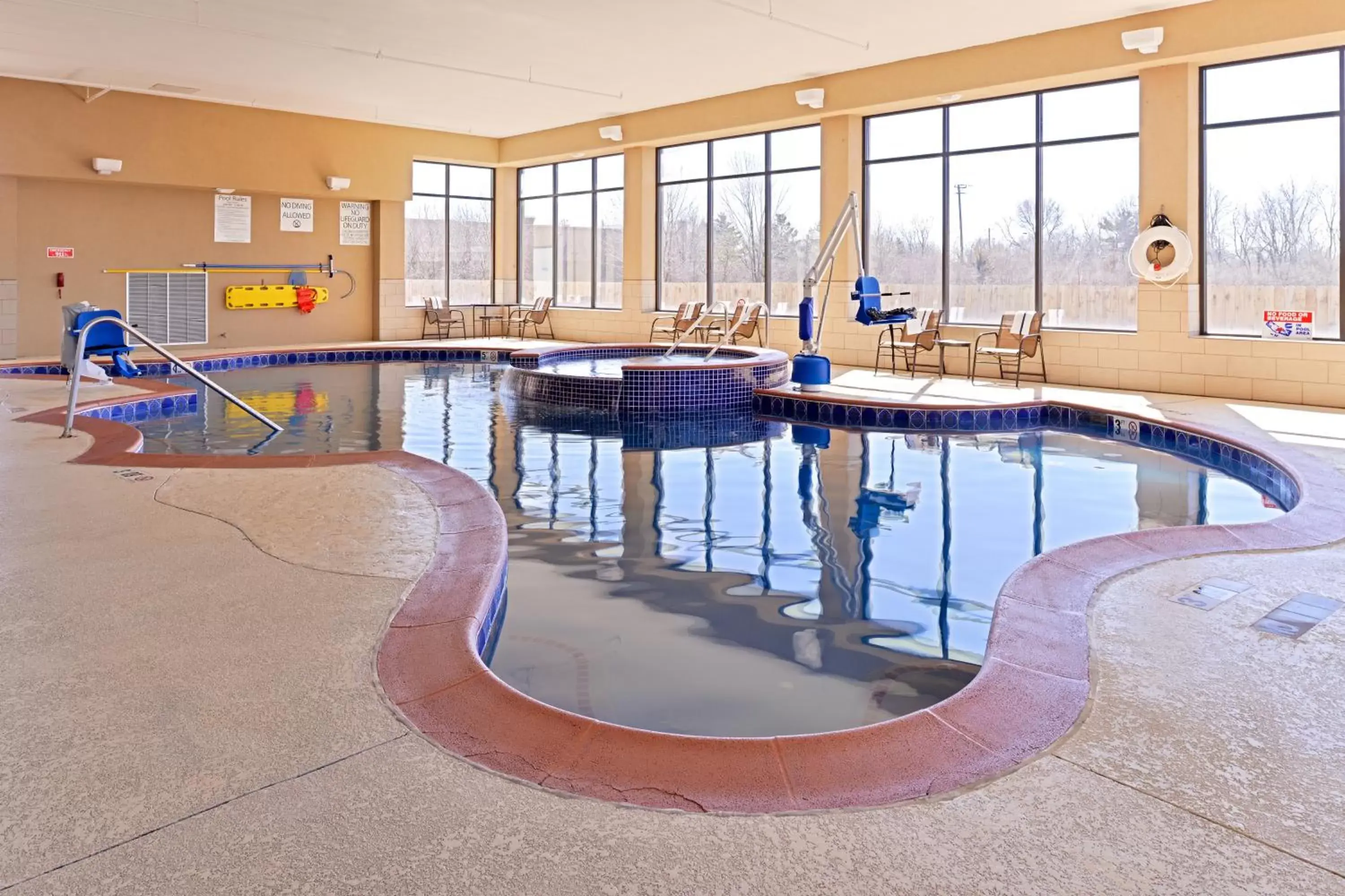 Swimming Pool in Holiday Inn Express Hotel & Suites Indianapolis W - Airport Area, an IHG Hotel