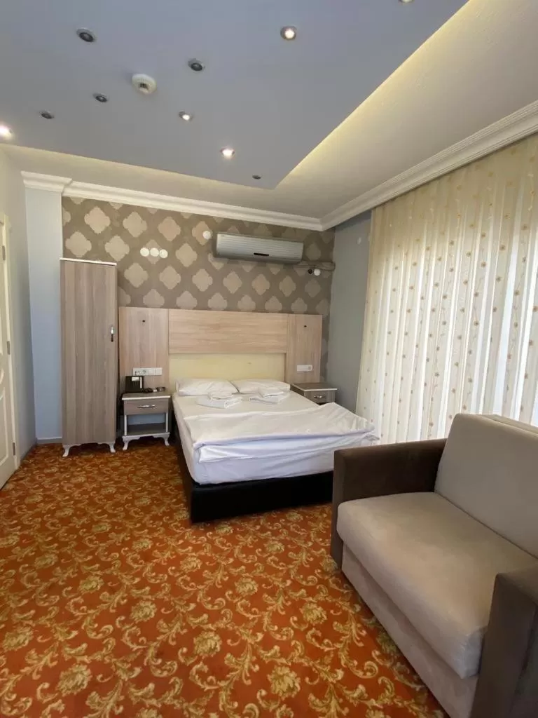 Bed in Sakran Hotel