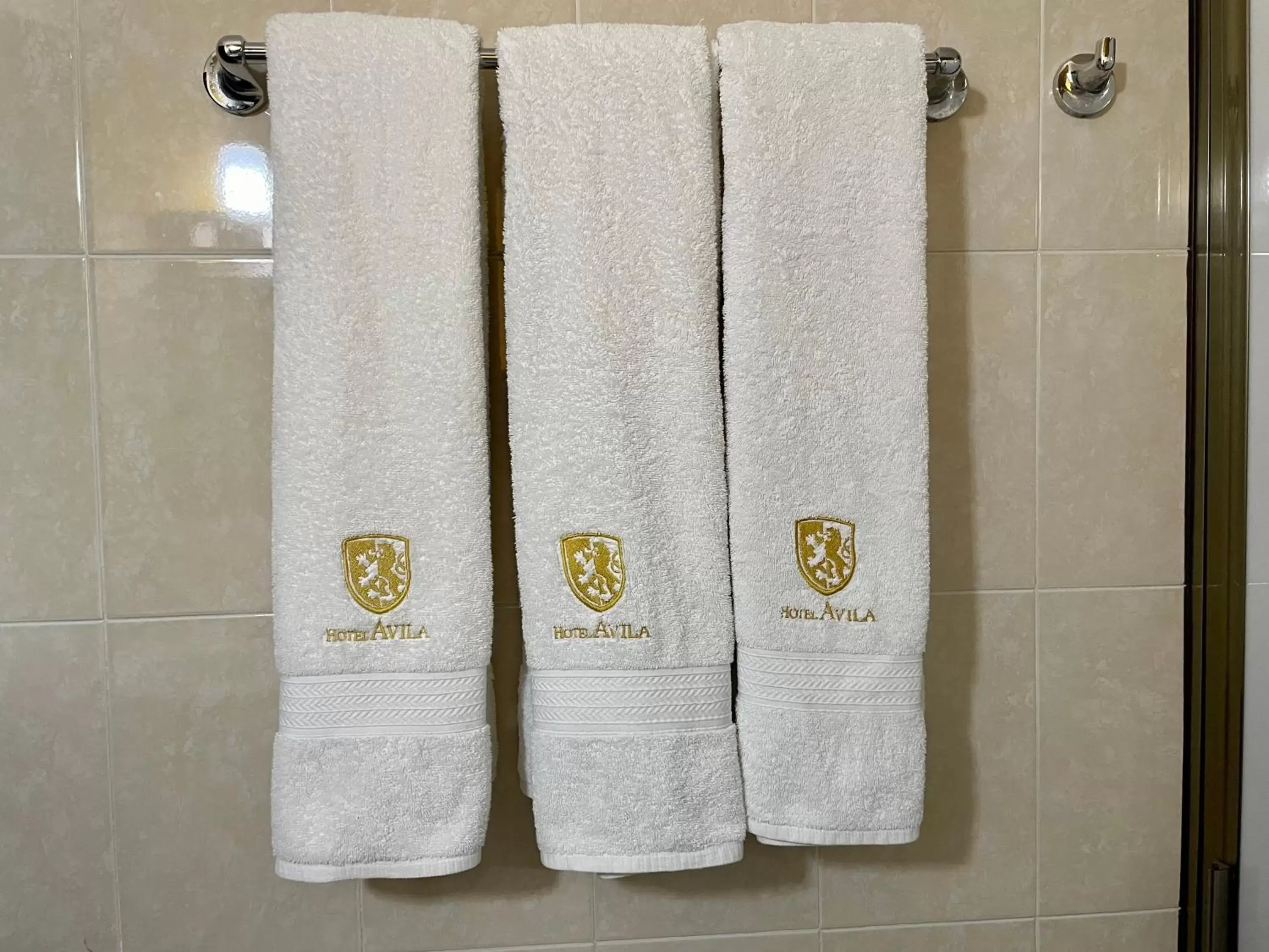 towels, Bathroom in Hotel Avila