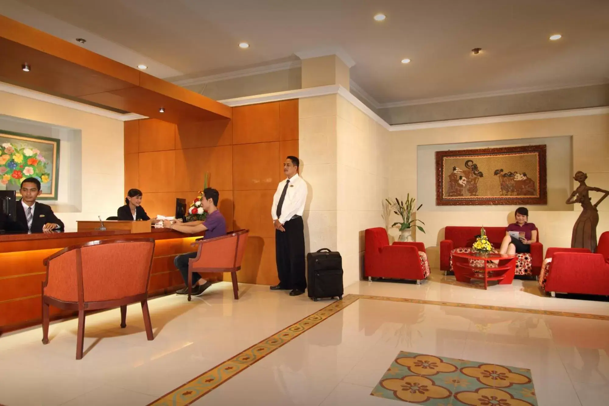 Lobby or reception in Cakra Kembang Hotel