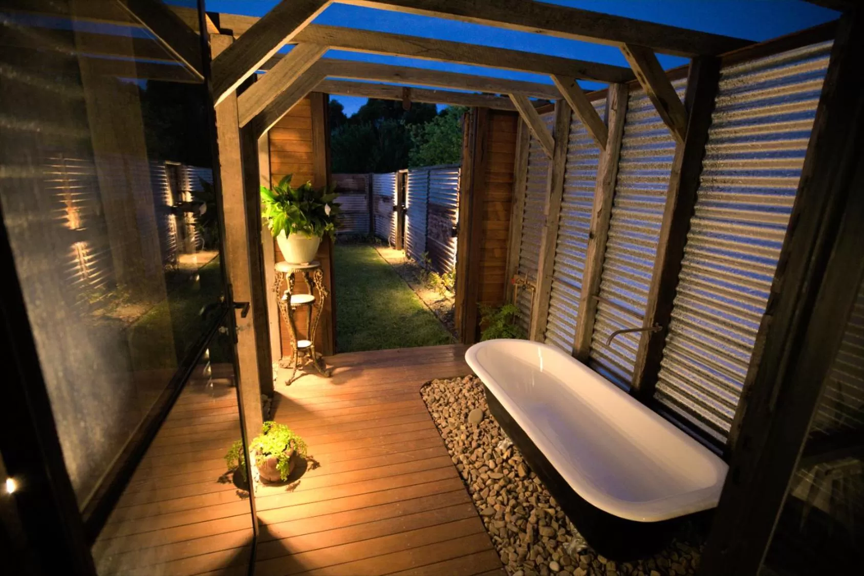 Garden in The Old Chaff Mill Organic Vineyard Retreat