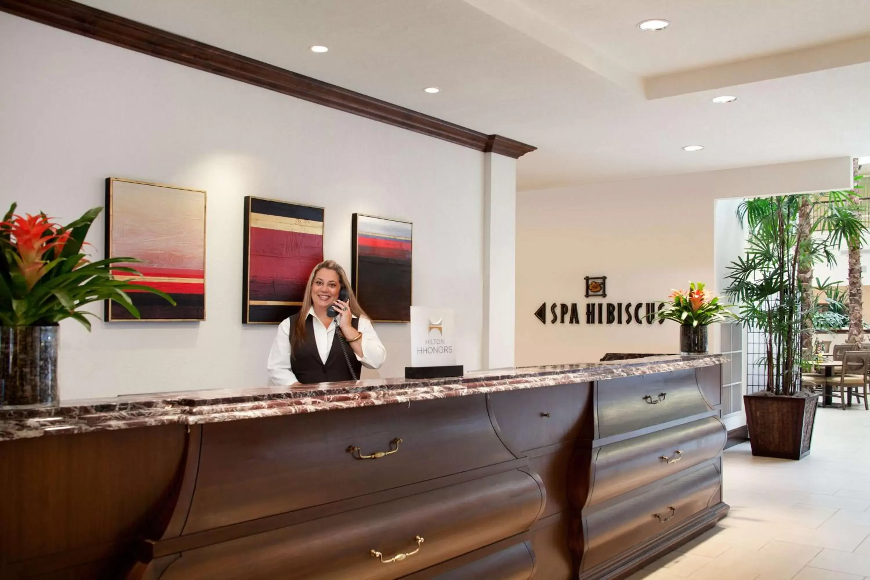 Lobby or reception, Lobby/Reception in Embassy Suites La Quinta Hotel & Spa