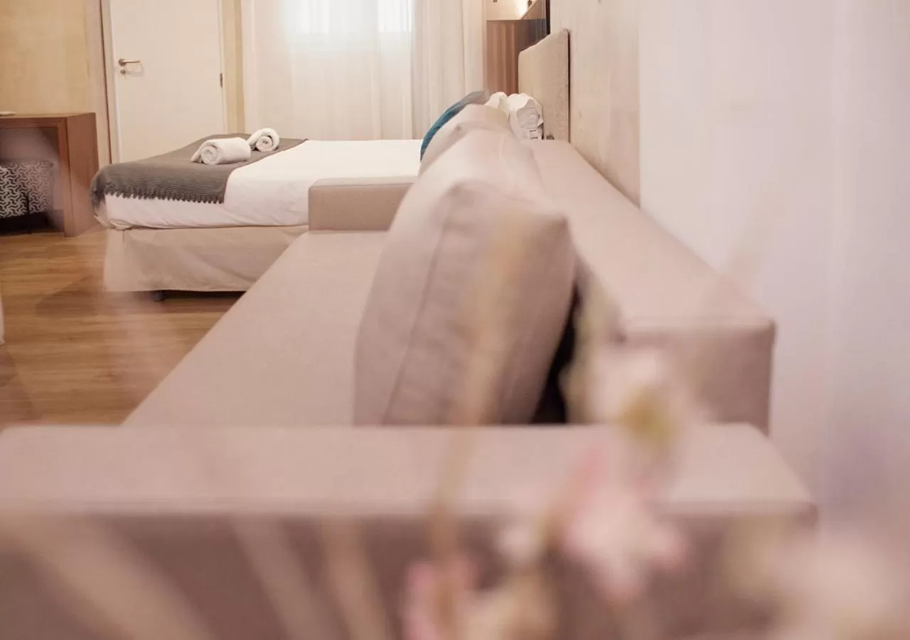 Photo of the whole room, Bed in ISA Sevilla Suites