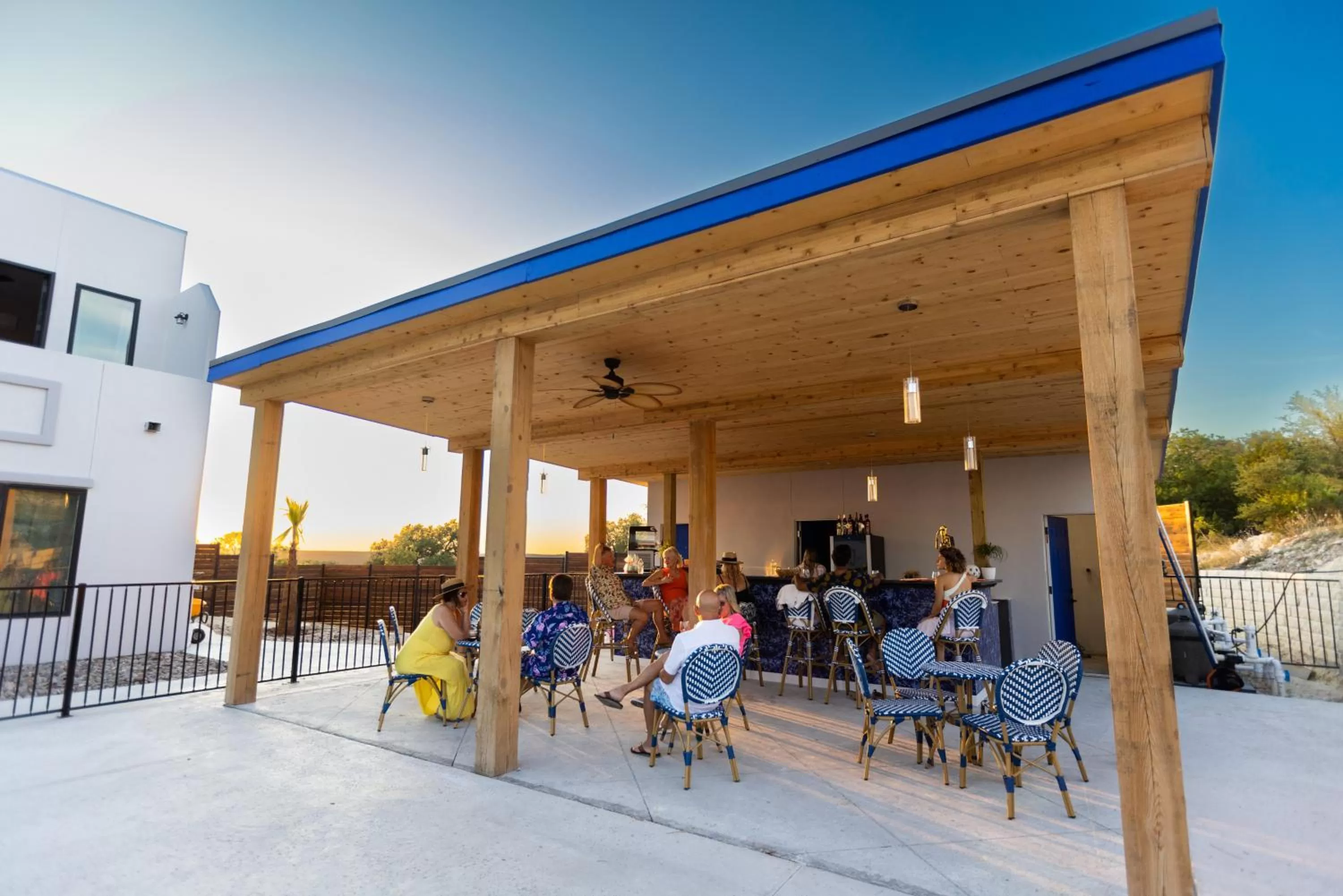 Patio in The Bentley Hotel on 290