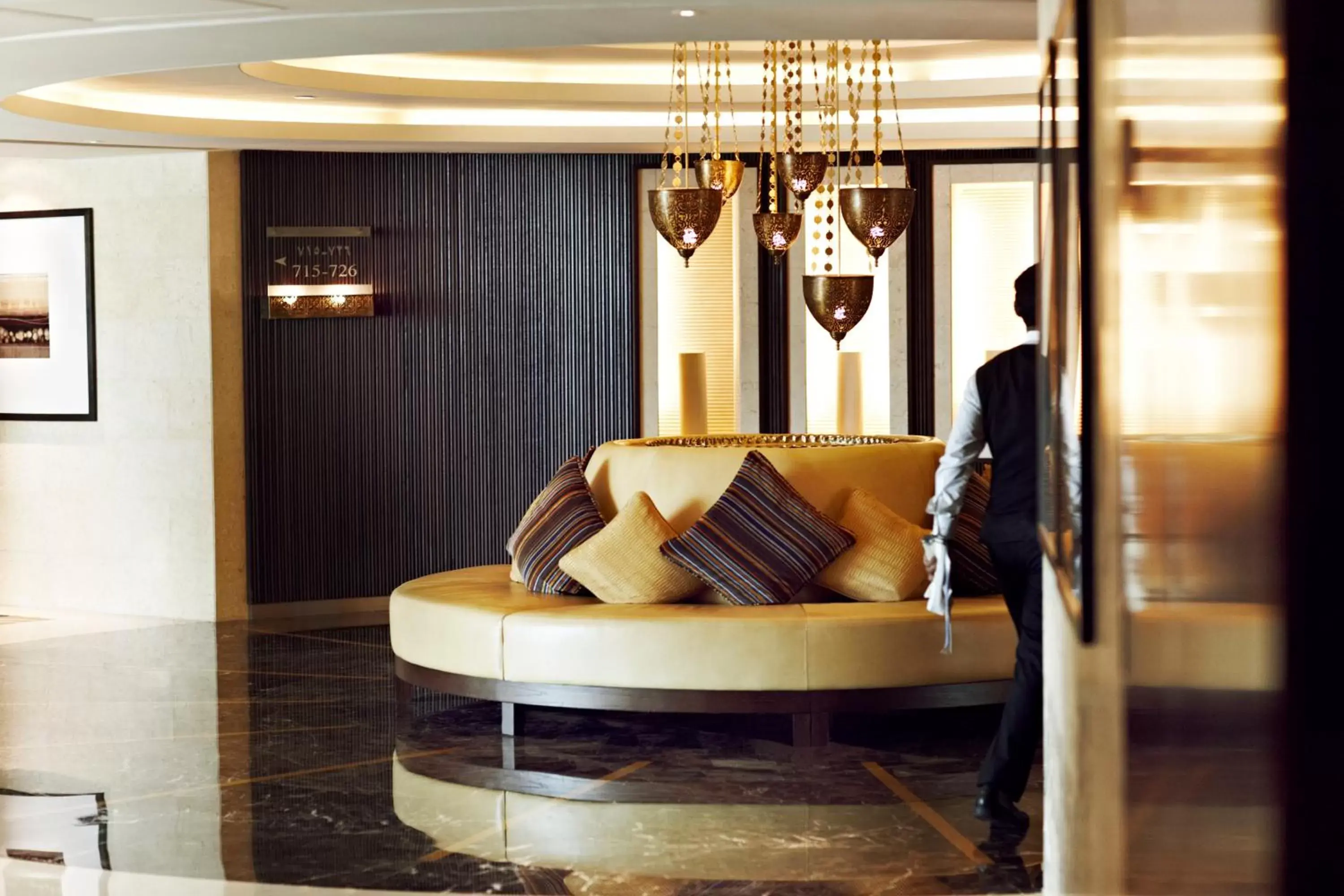 Lobby or reception, Seating Area in Raffles Dubai