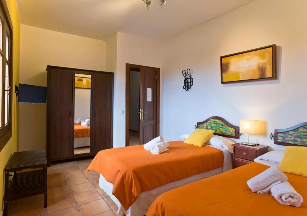 Bed in Villa El Jable Lanzarote